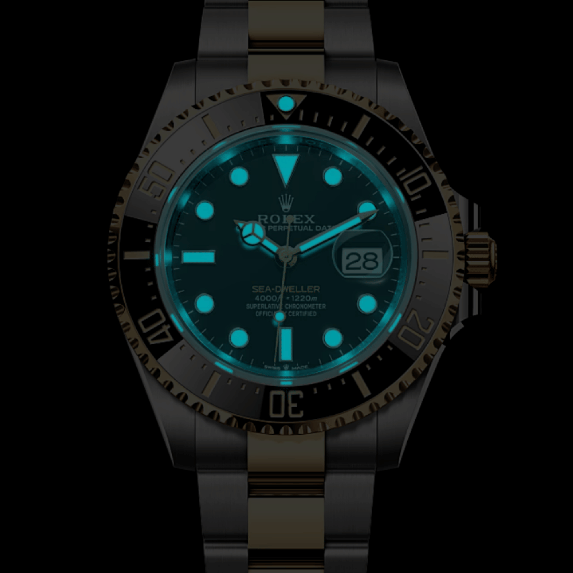 Sea-Dweller Yellow Gold & Steel Black Dial 43mm Product Image 2
