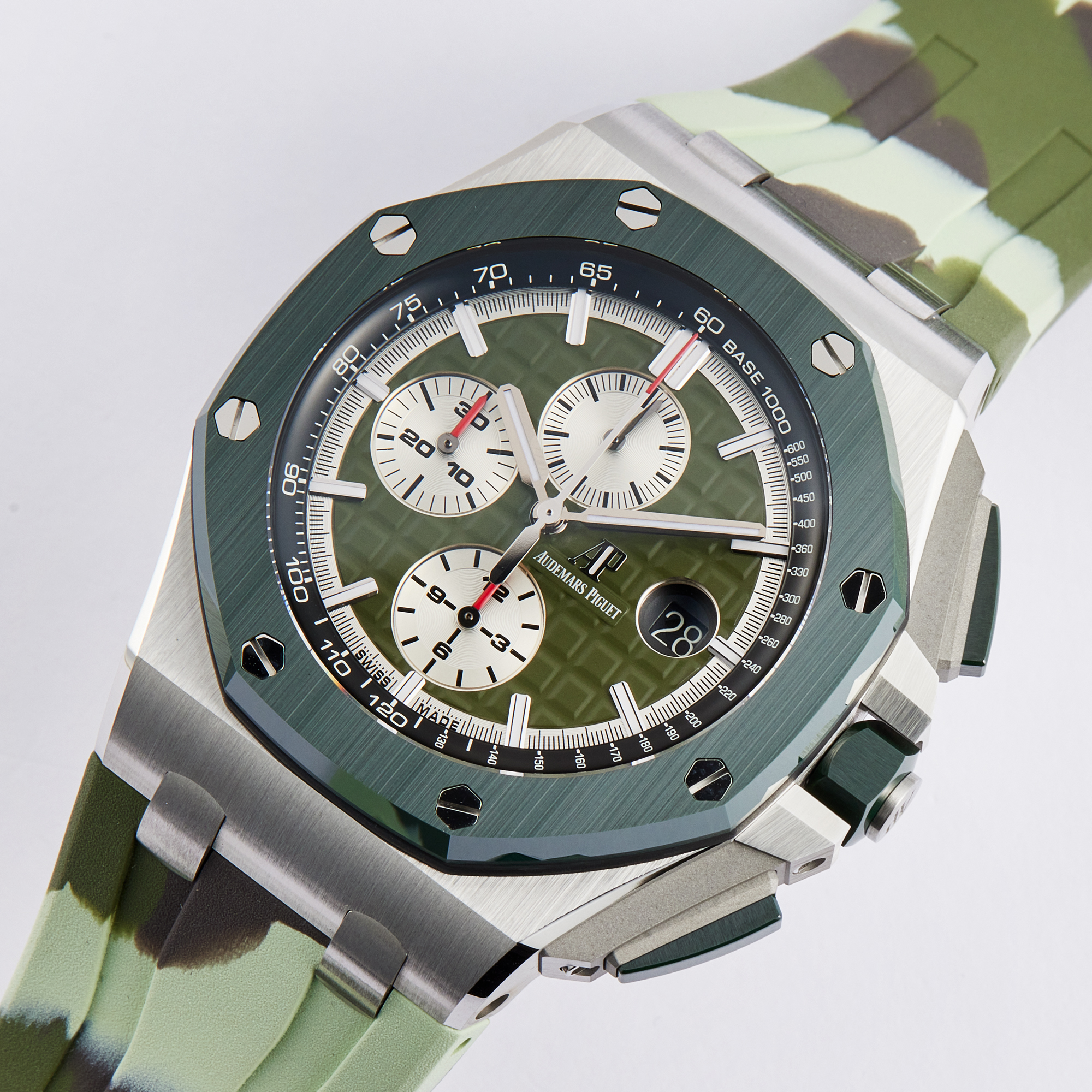 Royal Oak Offshore Steel Green Dial 44mm Product Image 1