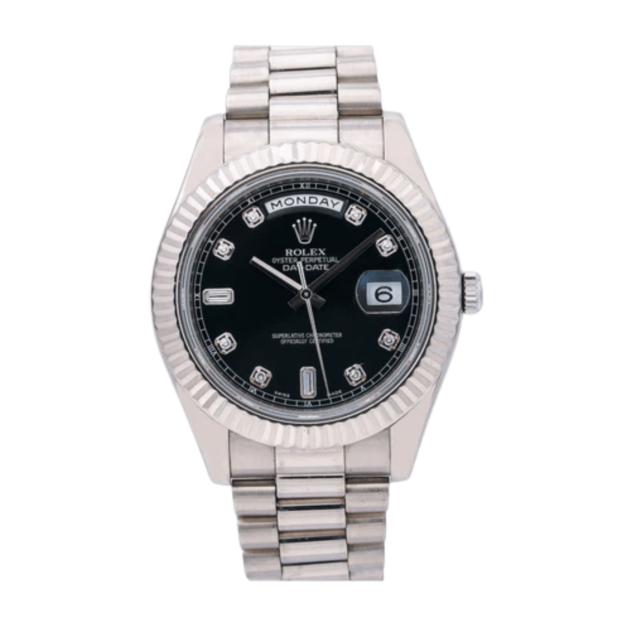 Day-Date White Gold Black Dial 41mm Product Image