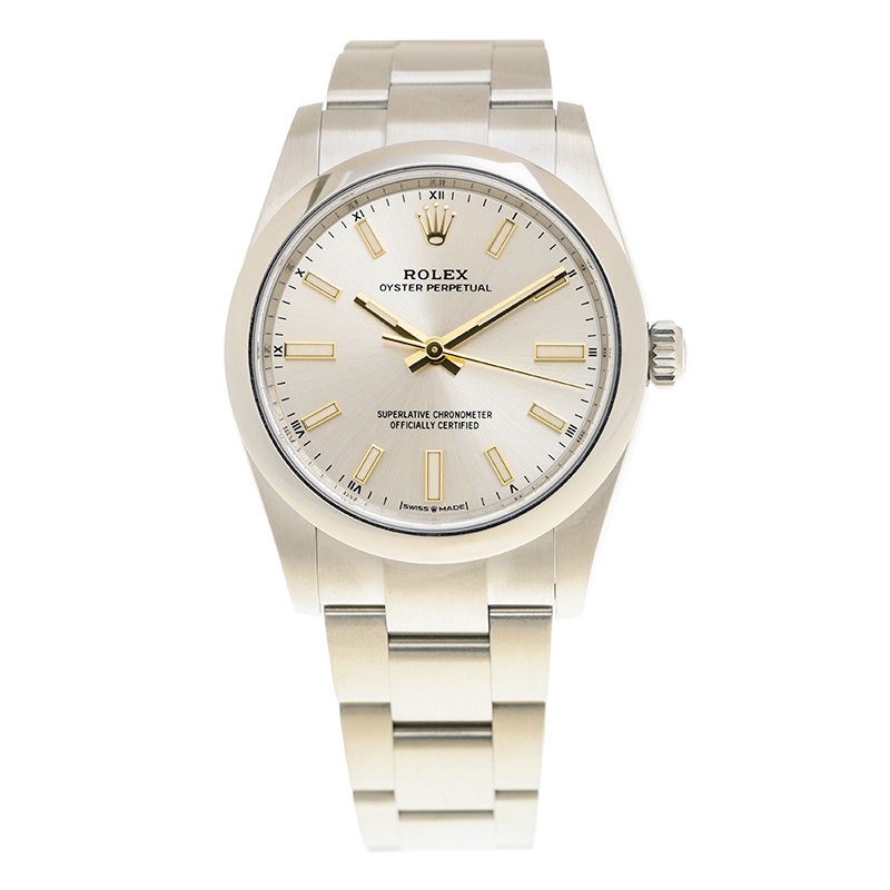 Oyster Perpetual Steel Silver Dial 34mm Product Image 1