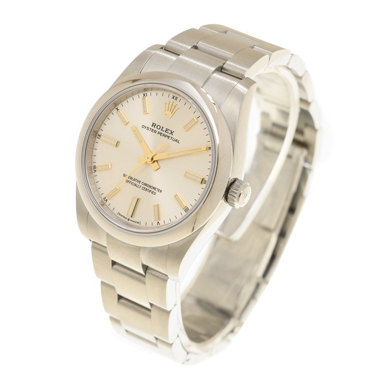 Oyster Perpetual Steel Silver Dial 34mm Product Image 2