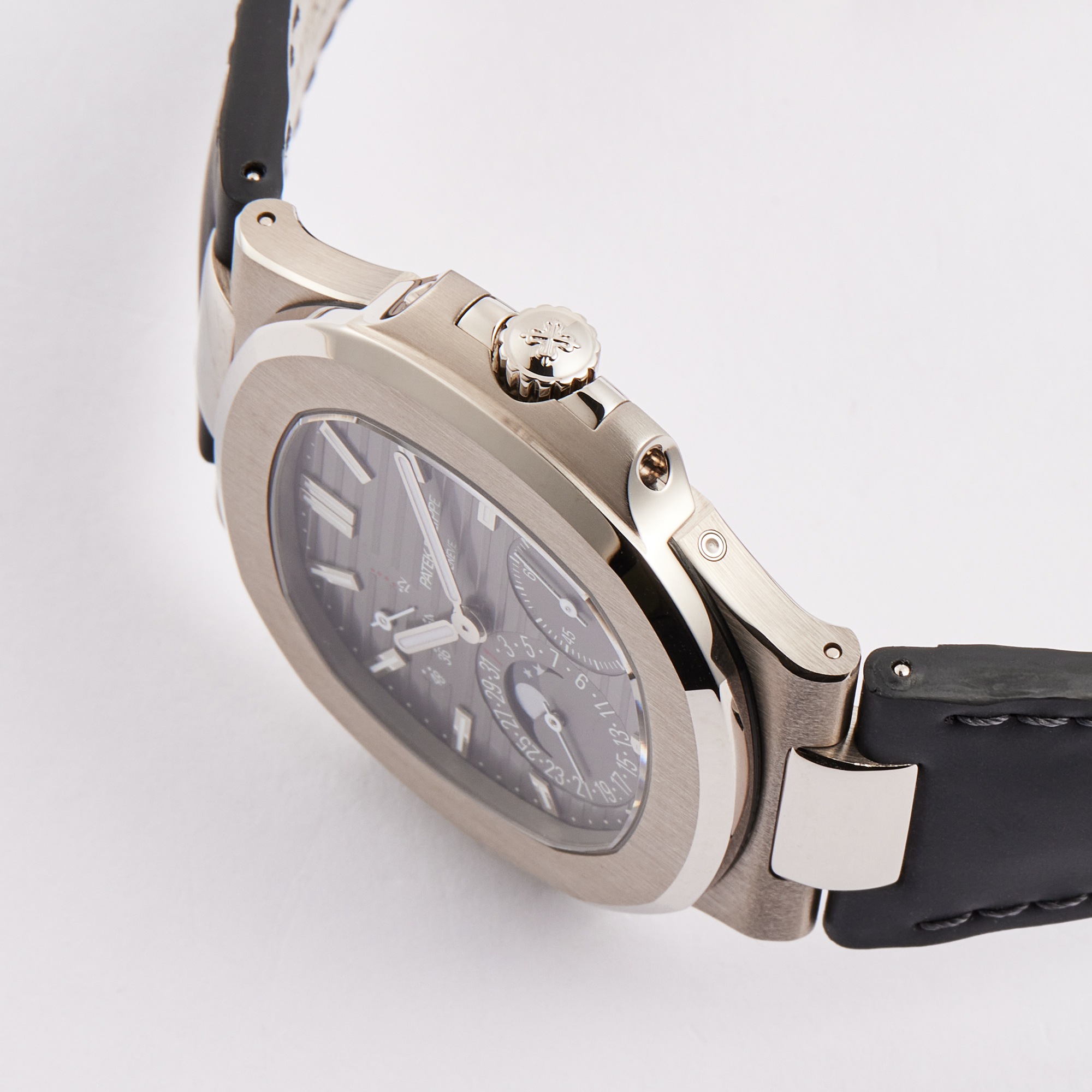 Nautilus Moonphase White Gold Grey Dial 40mm Product Image 2
