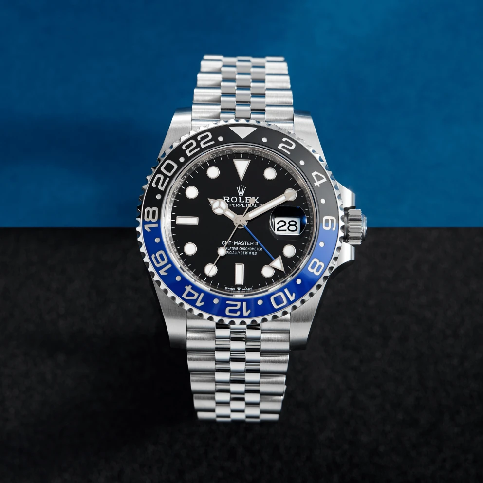 GMT-Master II Steel Jubilee Black Dial "Batgirl" 40mm Product Image 1
