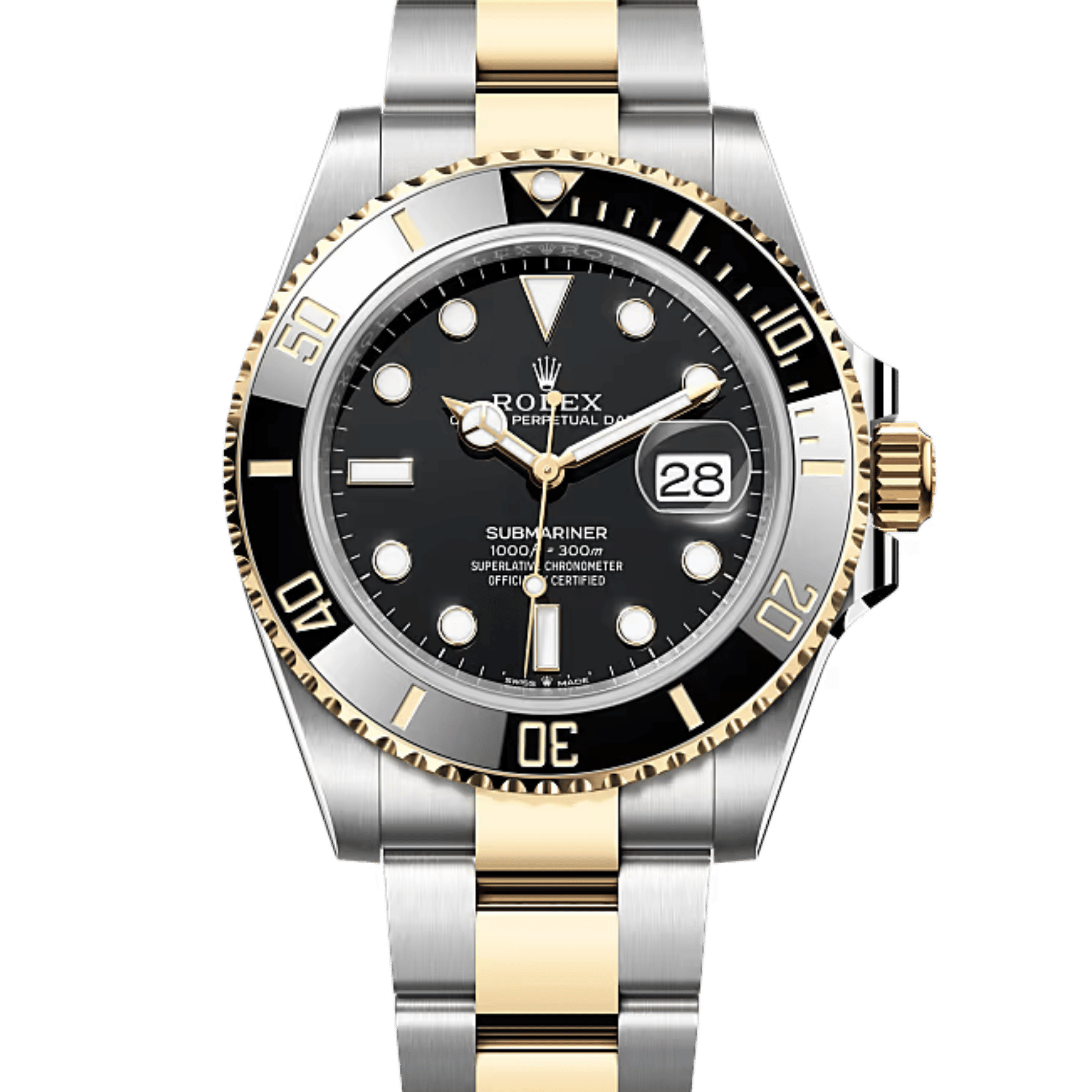 Submariner Date Yellow Gold & Steel Black Dial 41mm Product Image 1