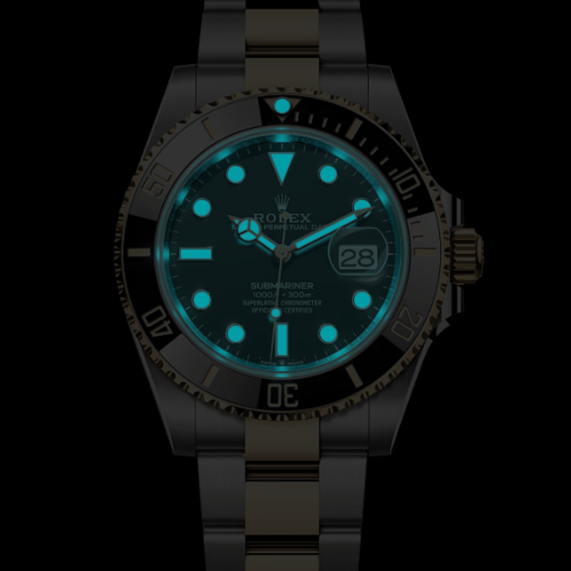 Submariner Date Yellow Gold & Steel Black Dial 41mm Product Image 2