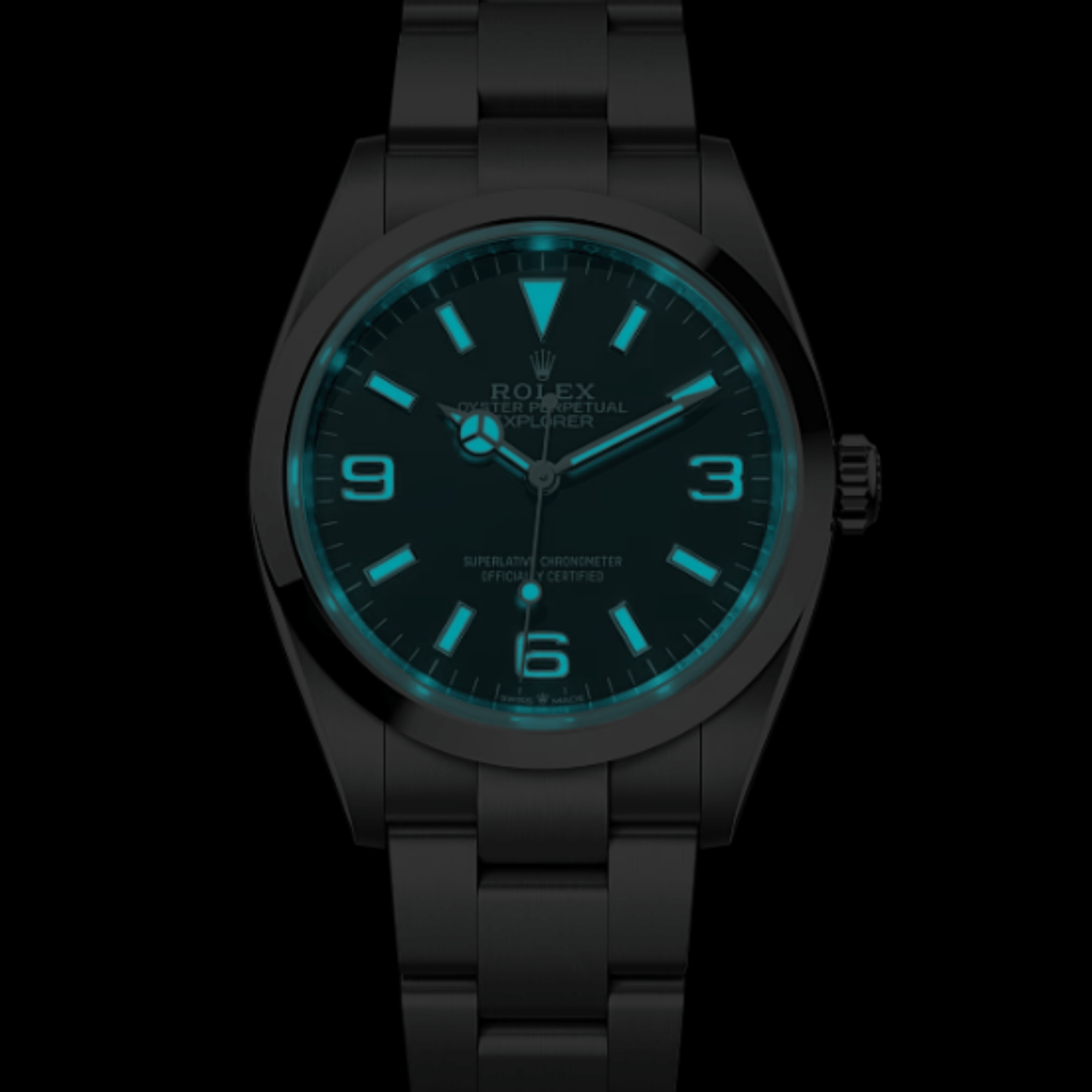 Explorer Steel Black Dial 36mm Product Image 2