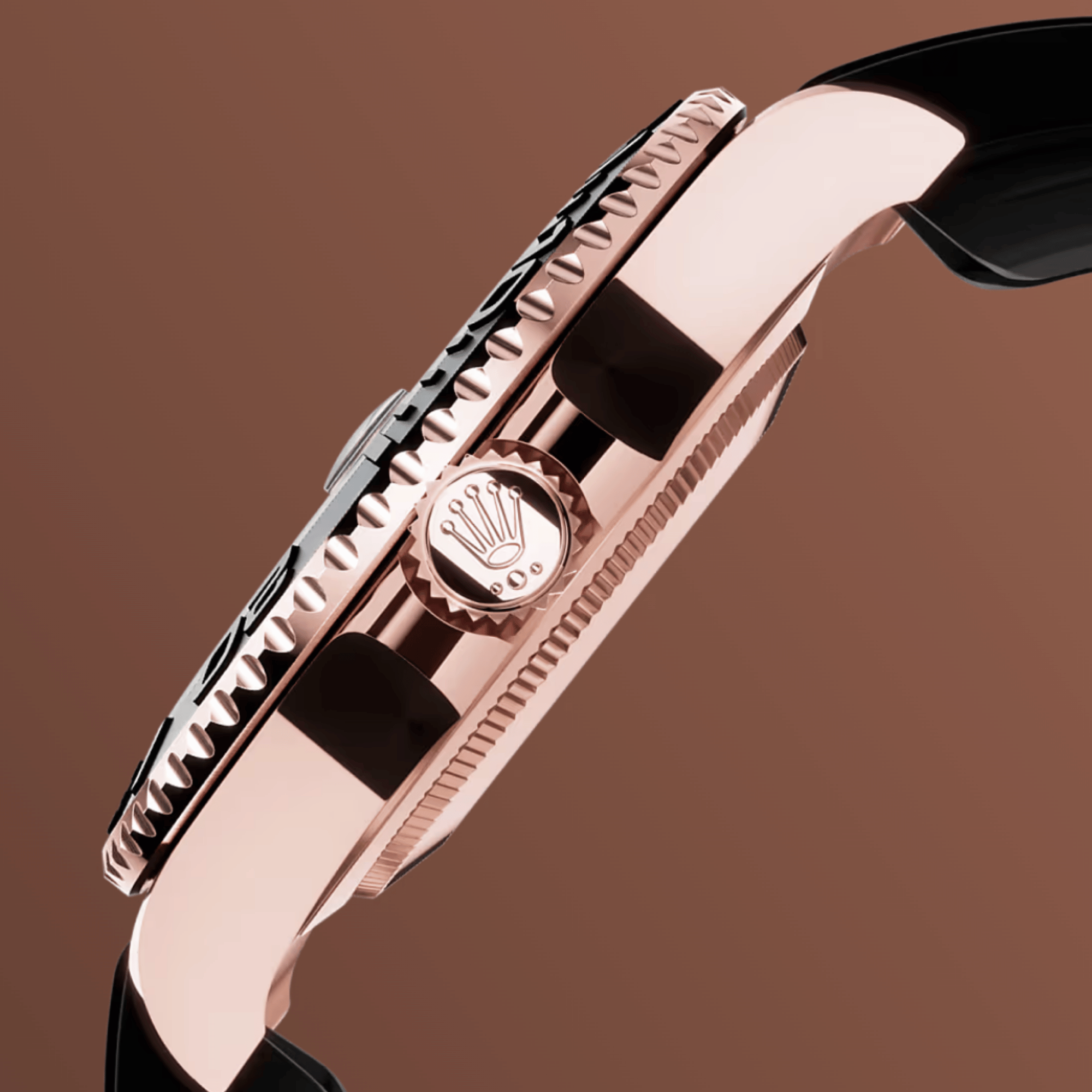 Yacht-Master Rose Gold Oysterflex Black Dial 37mm Product Image 4