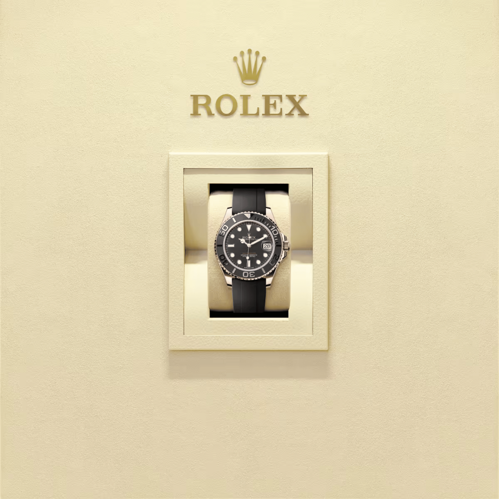 Yacht-Master Rose Gold Oysterflex Black Dial 37mm Product Image 5
