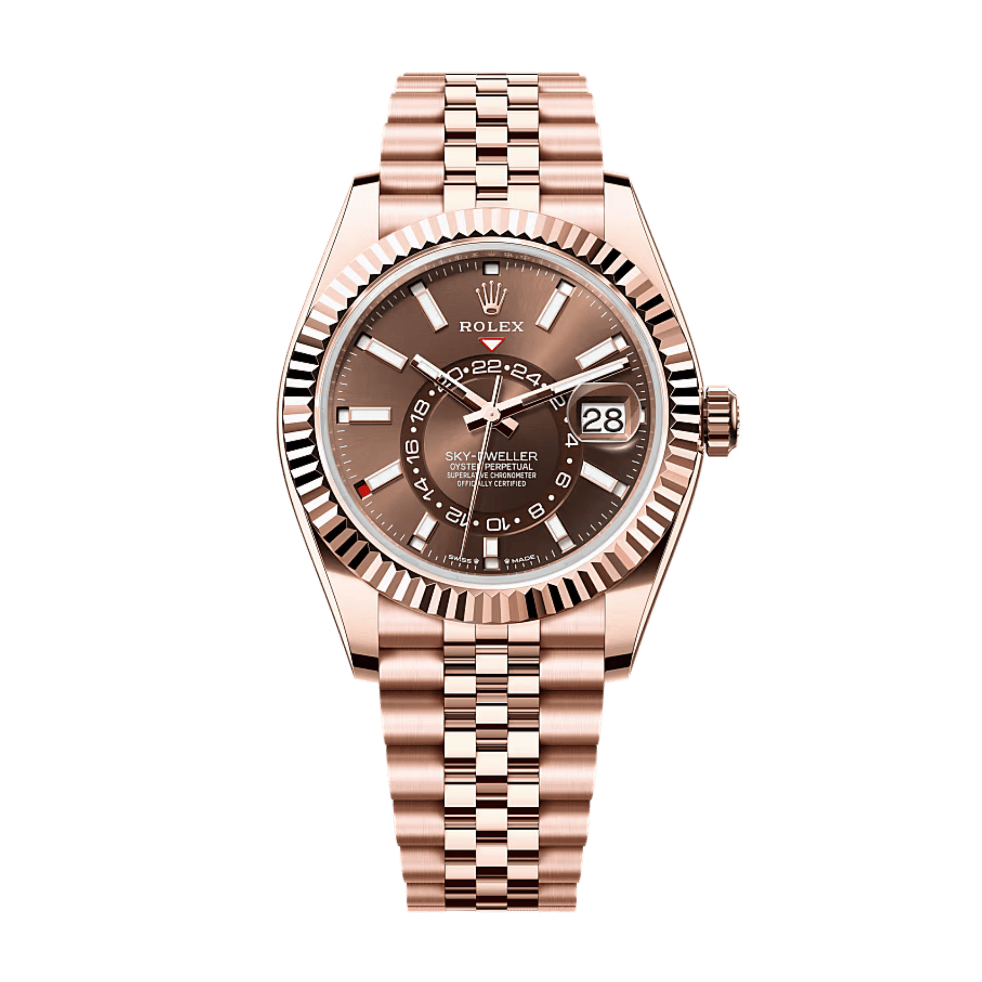 Sky-Dweller Rose Gold Jubilee Brown Dial 42mm Product Image