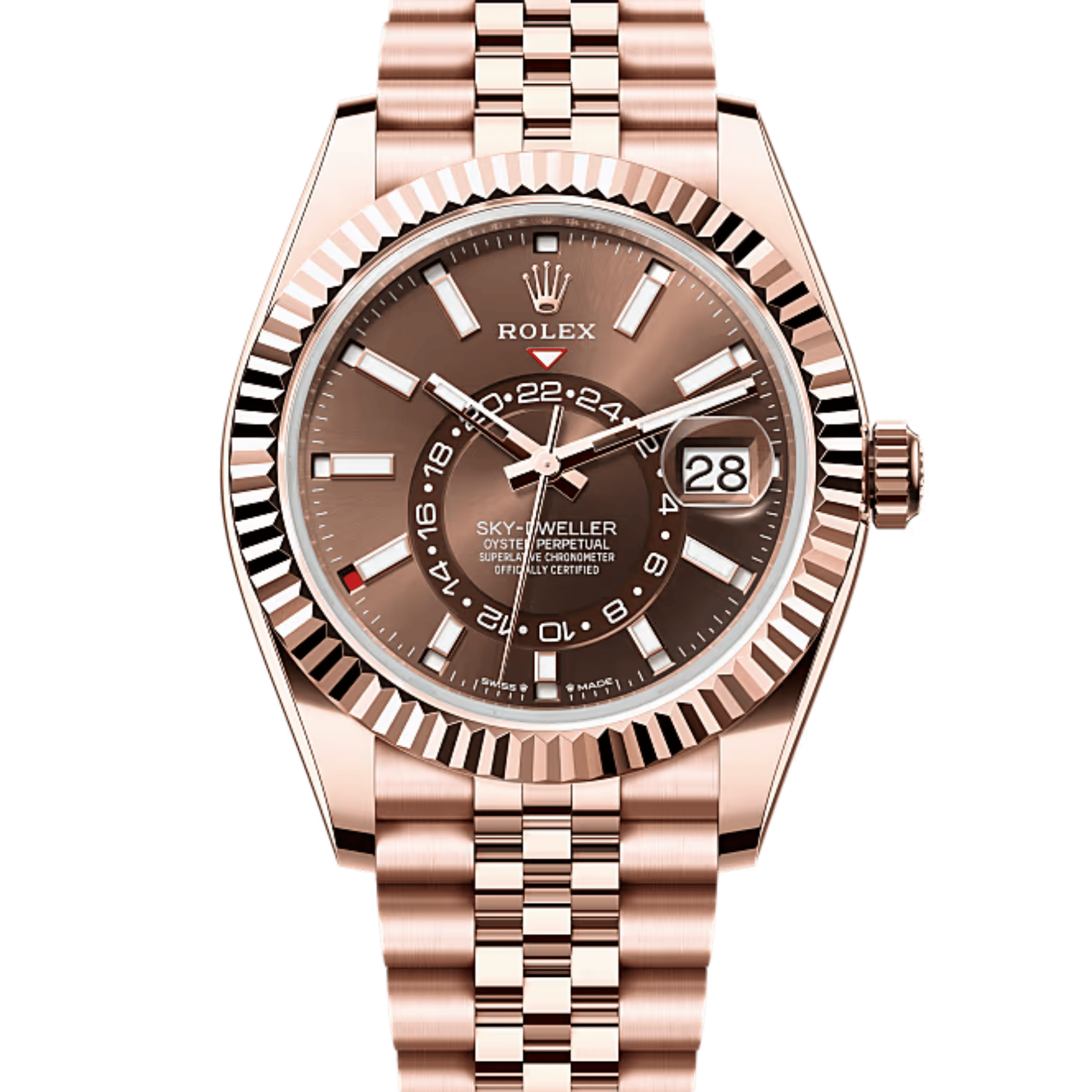 Sky-Dweller Rose Gold Jubilee Brown Dial 42mm Product Image 1