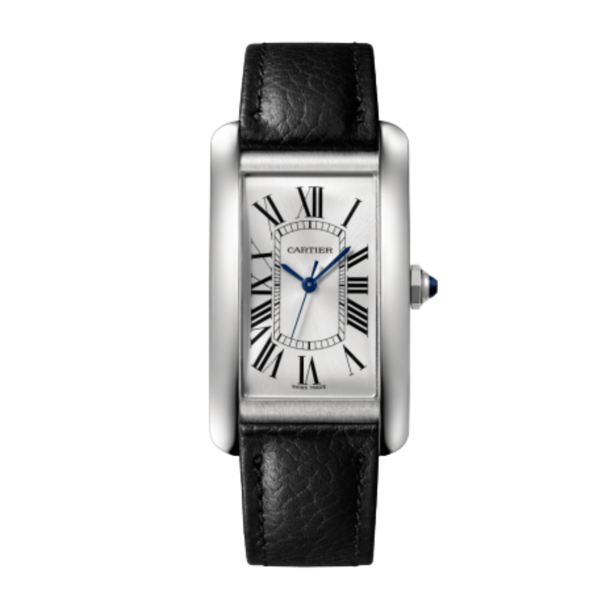Cartier Tank Americaine White Gold Diamond Grey Dial 27mm