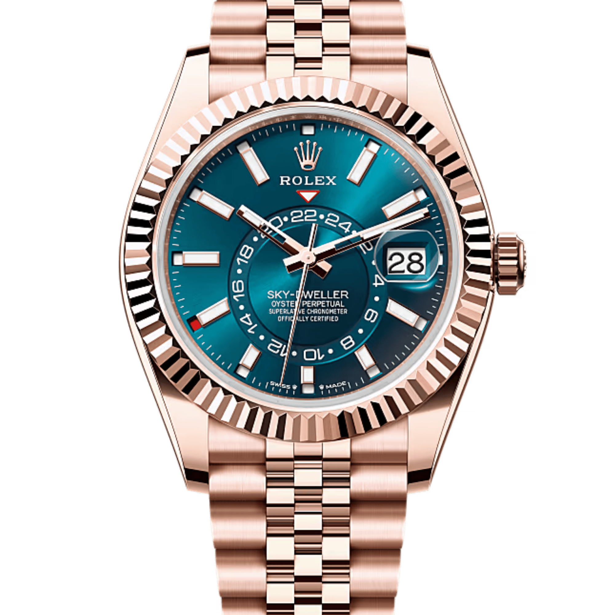 Sky-Dweller Rose Gold Jubilee Blue Dial 42mm Product Image 1