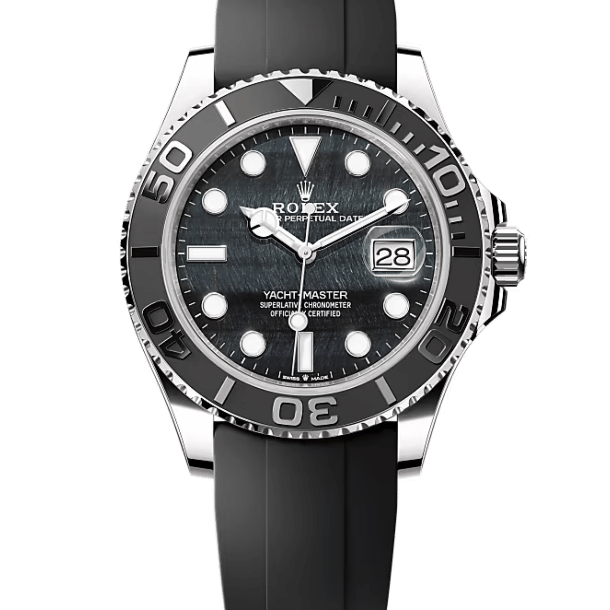 Yacht-Master Falcon's Eye White Gold Oysterflex Blue Dial 42mm Product Image 1