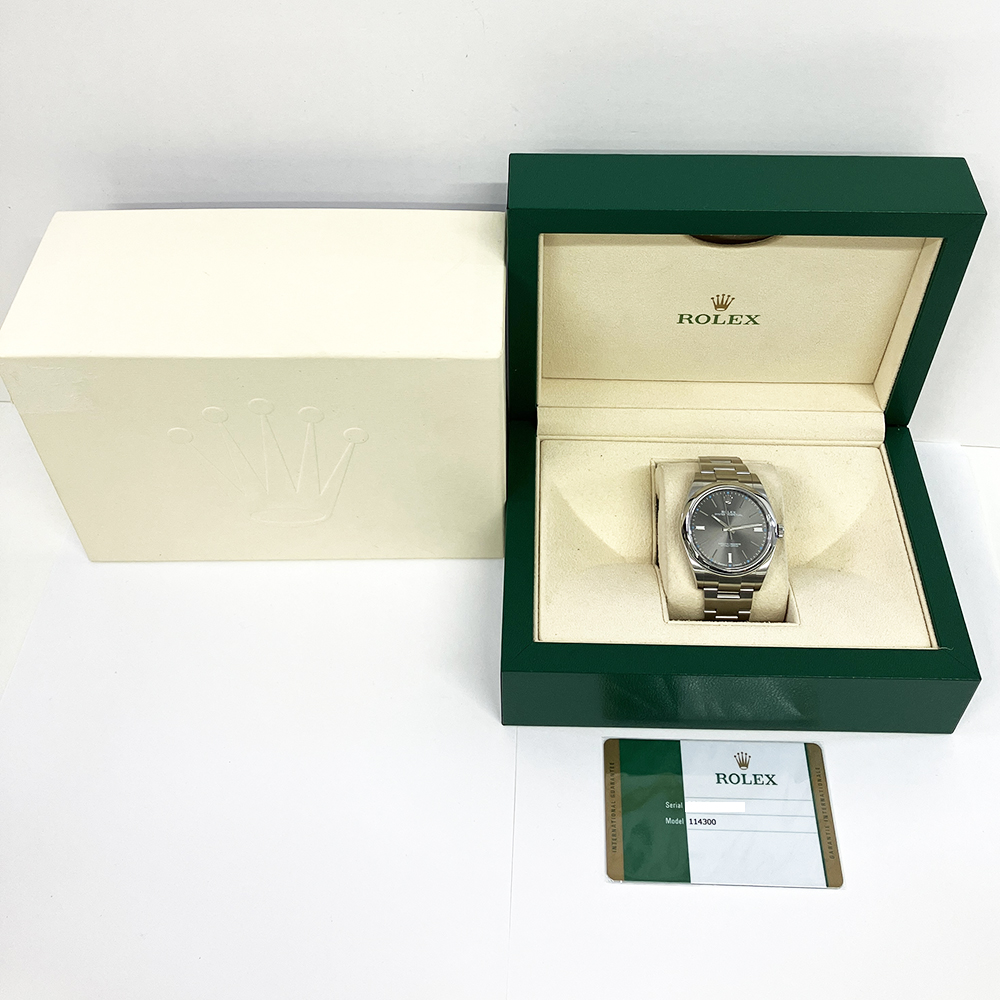 Oyster Perpetual Steel Grey Dial 39mm Product Image 5