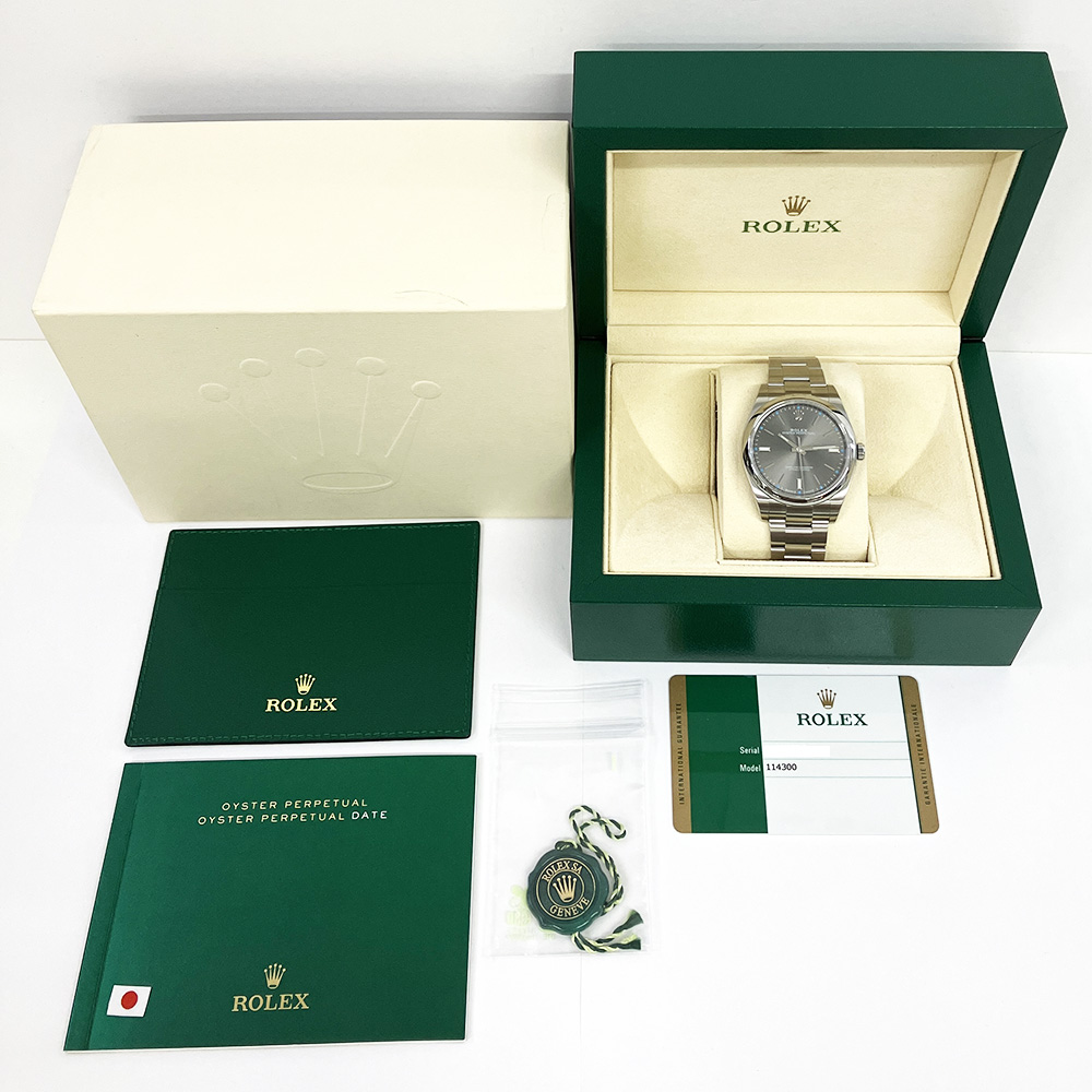 Oyster Perpetual Steel Grey Dial 39mm Product Image 5