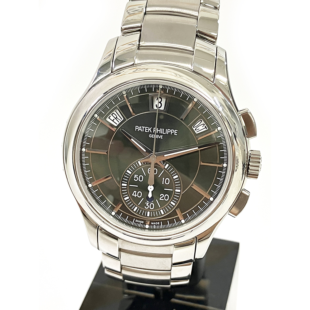 Annual Calendar Chronograph Steel Green Dial 42mm Product Image 3