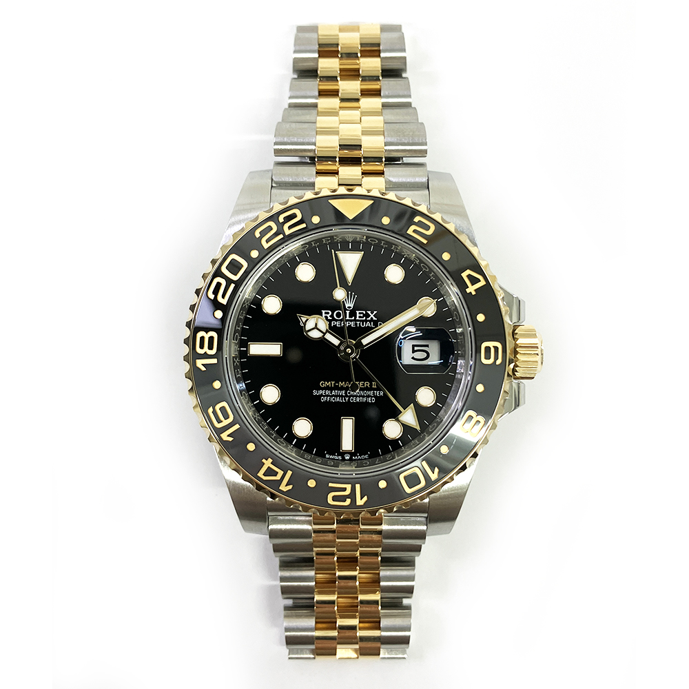 GMT-Master II Yellow Gold & Steel Jubilee Black Dial 40mm Product Image 1