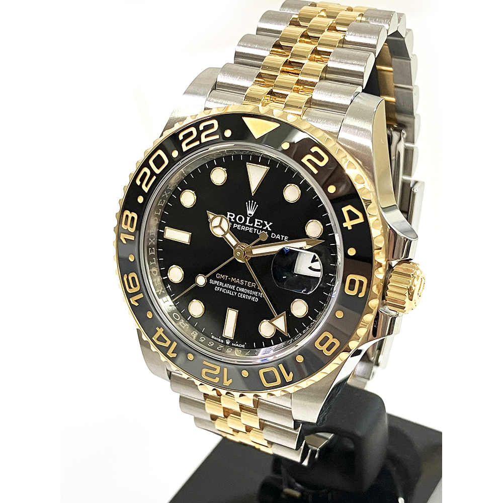 GMT-Master II Yellow Gold & Steel Jubilee Black Dial 40mm Product Image 3