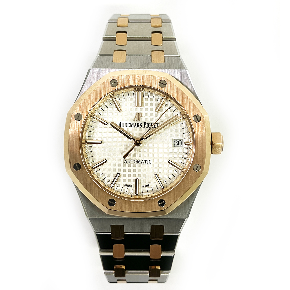 Royal Oak Selfwinding Rose Gold & Steel Silver Dial 37mm Product Image 1
