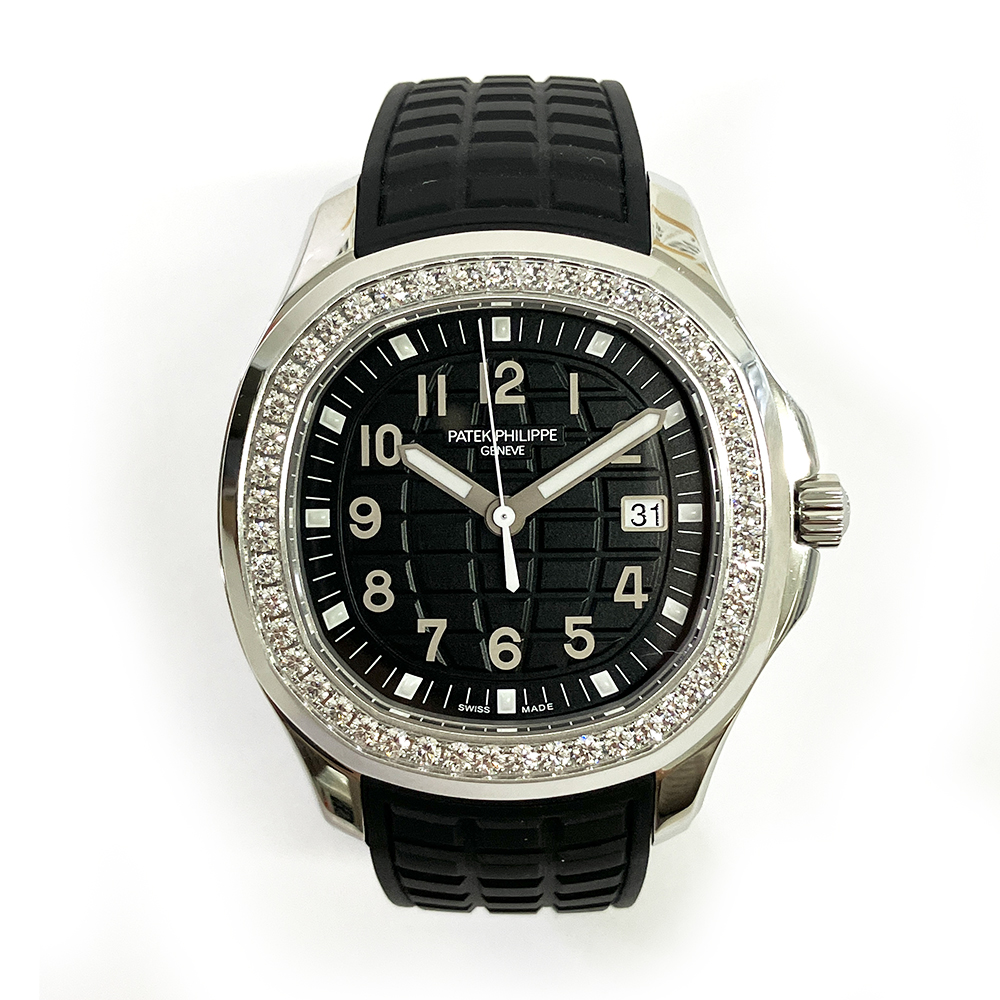 Aquanaut Luce Quartz Steel Diamond Black Dial 38mm Product Image 1
