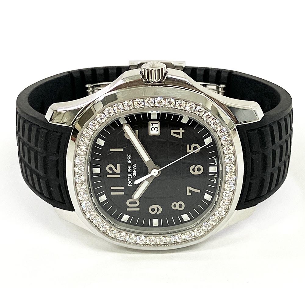 Aquanaut Luce Quartz Steel Diamond Black Dial 38mm Product Image 2
