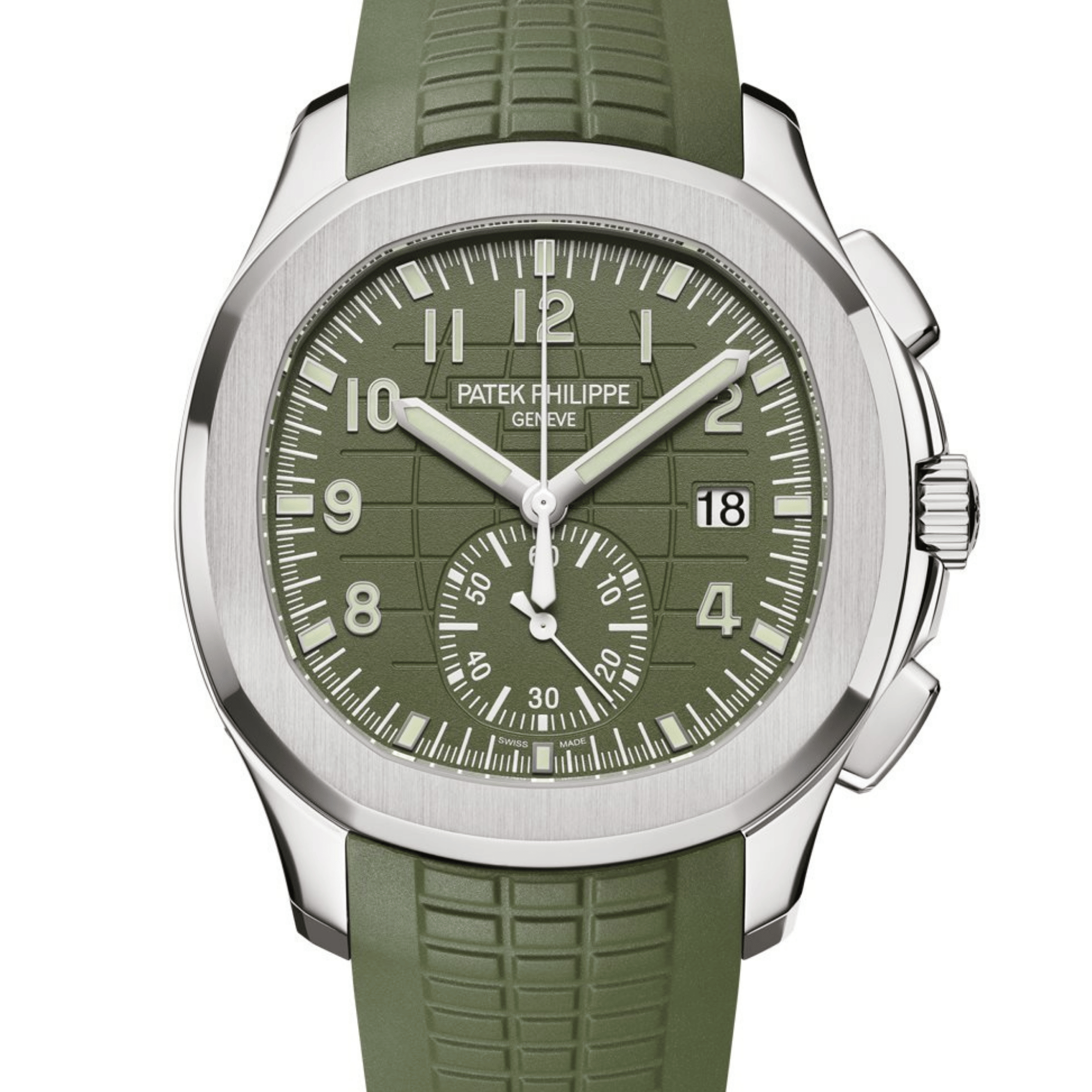 Aquanaut Chronograph White Gold Green Dial 42mm Product Image 1