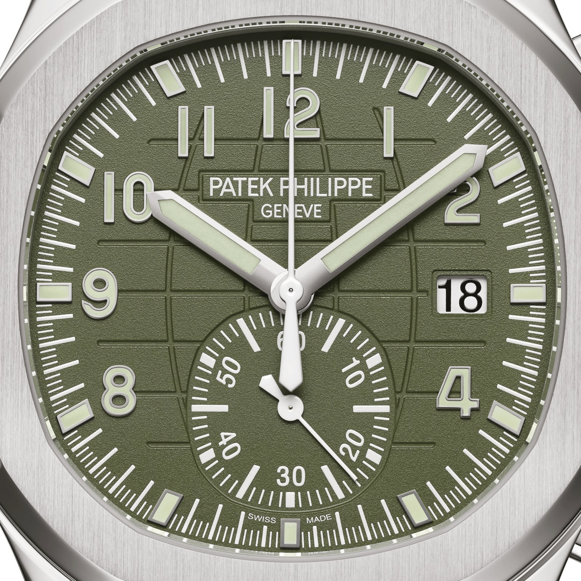 Aquanaut Chronograph White Gold Green Dial 42mm Product Image 2