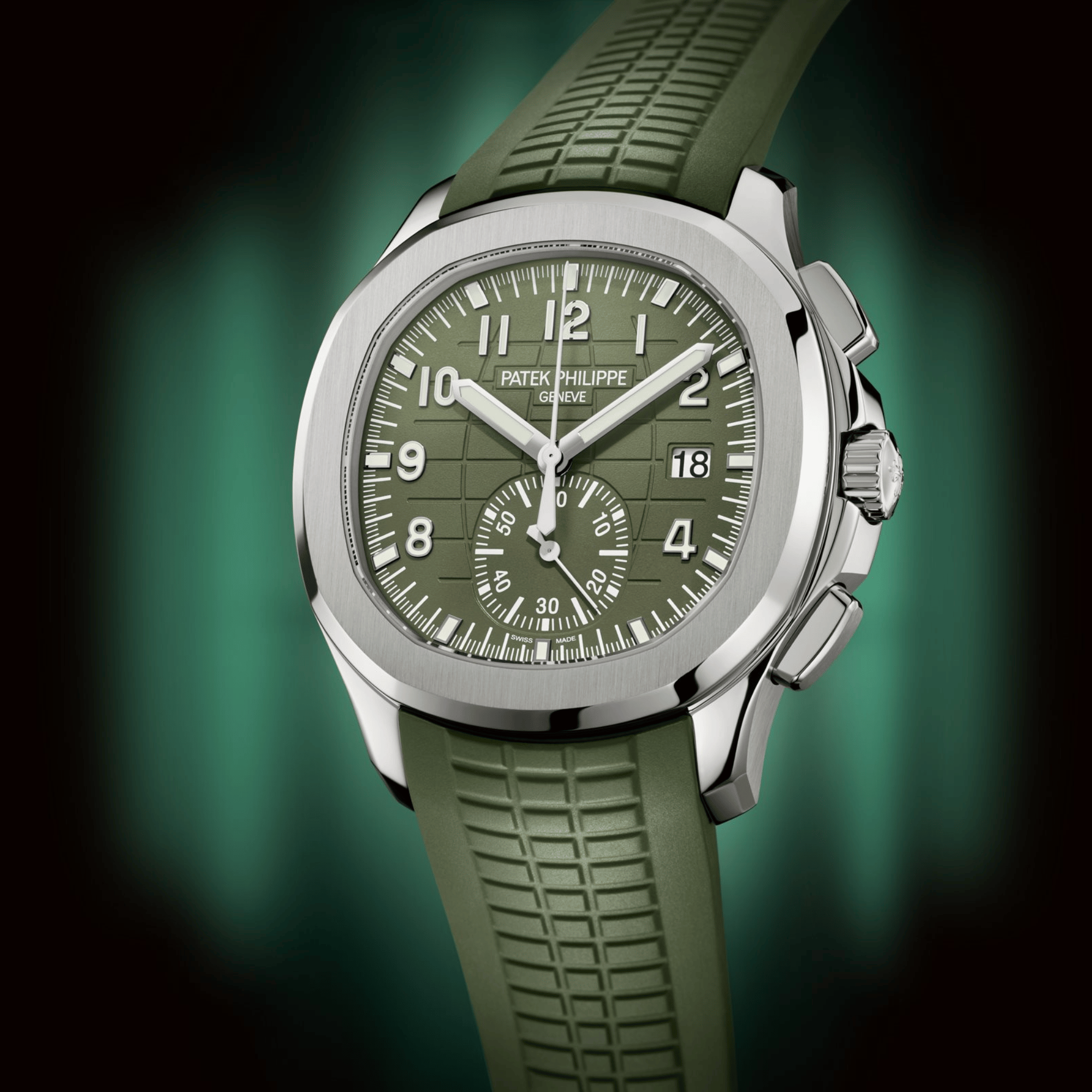 Aquanaut Chronograph White Gold Green Dial 42mm Product Image 6