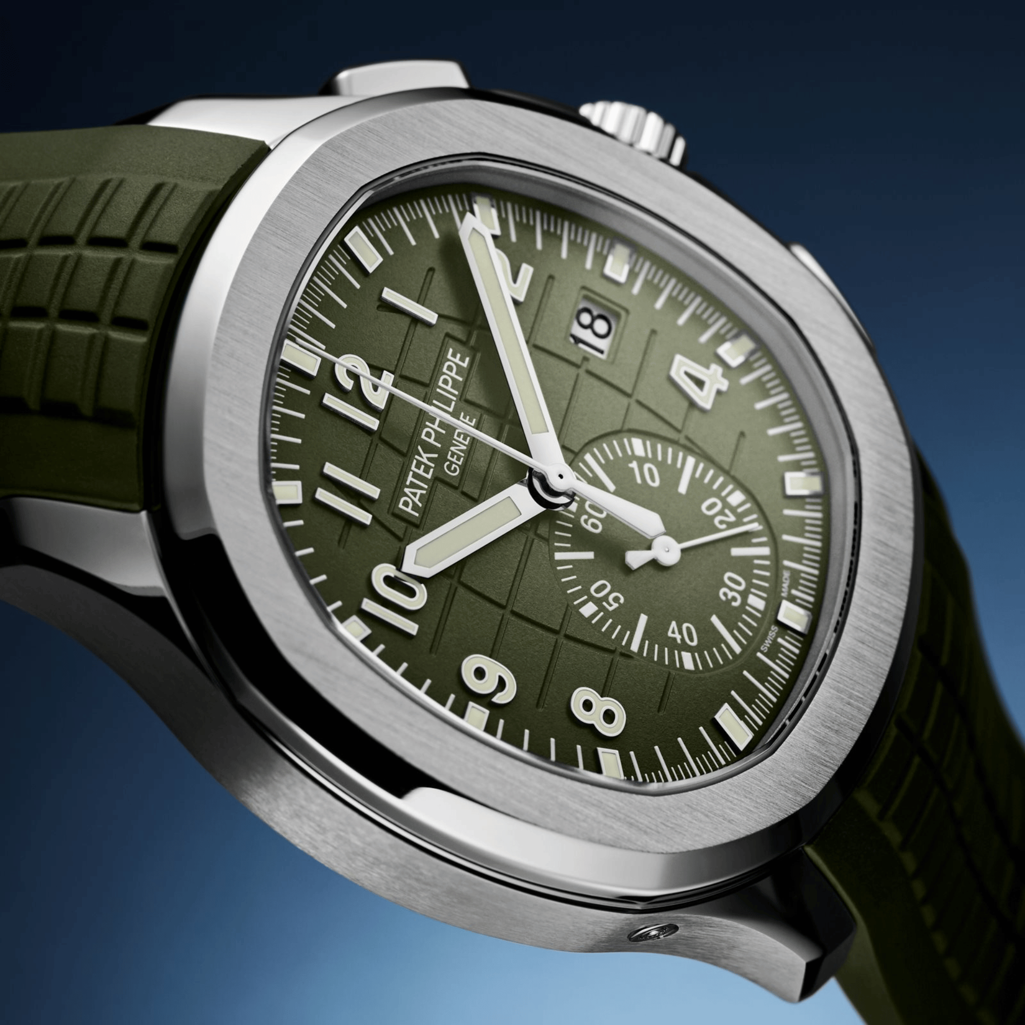 Aquanaut Chronograph White Gold Green Dial 42mm Product Image 7