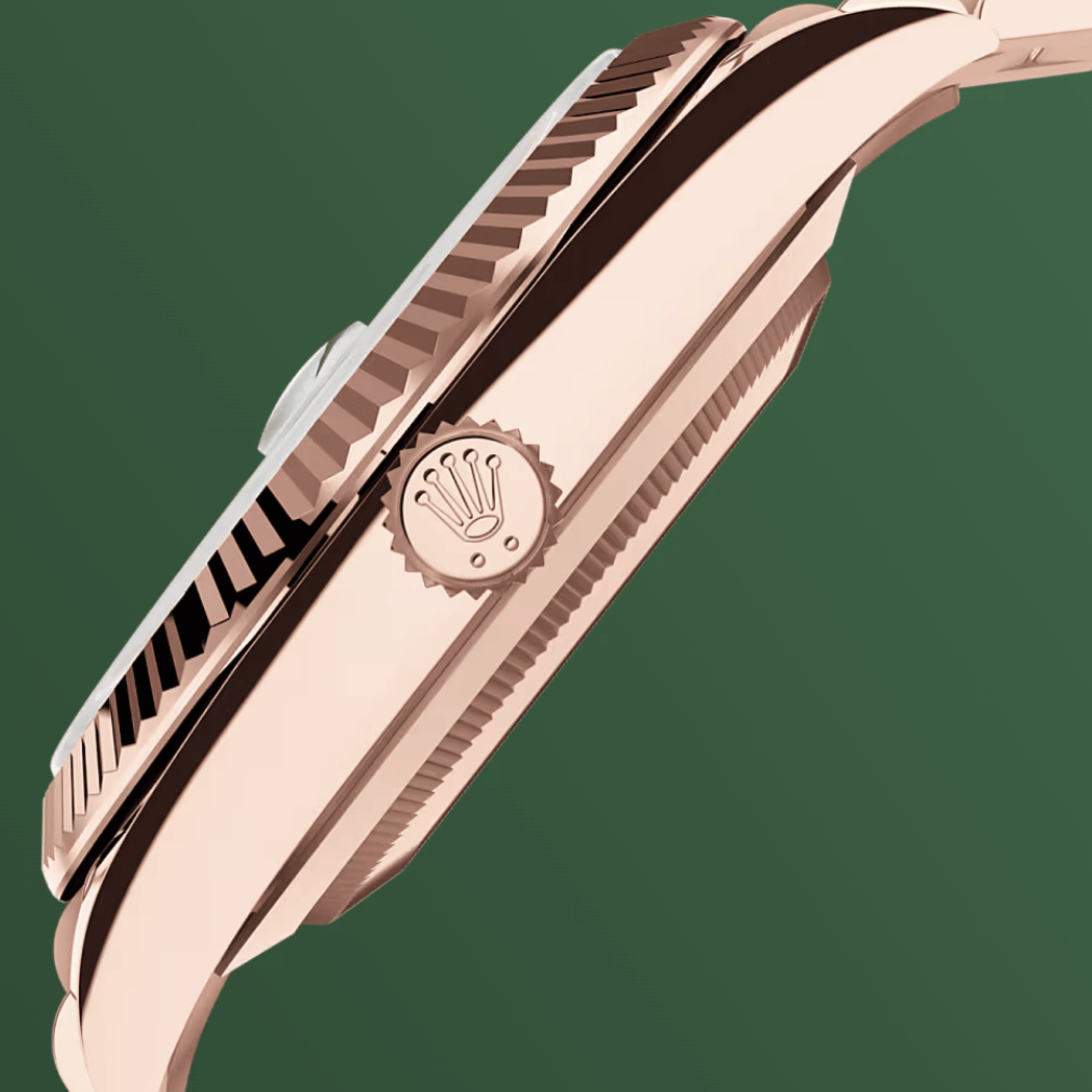 Day-Date Rose Gold Green Olive Dial 40mm Product Image 3