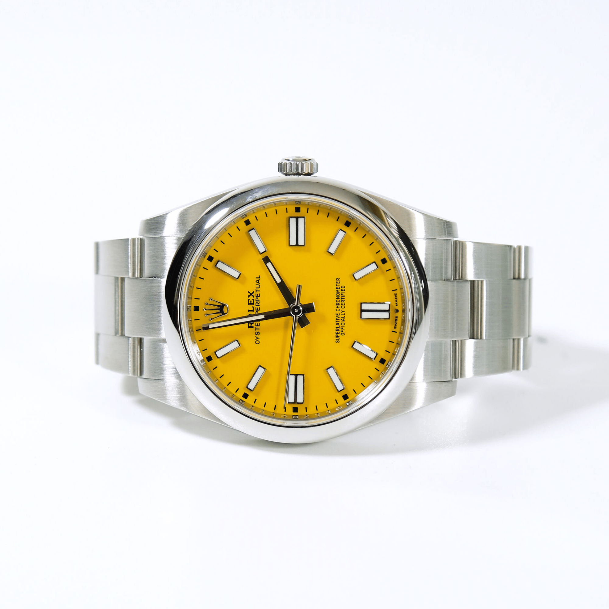 Oyster Perpetual Steel Yellow Dial 41mm Product Image 1