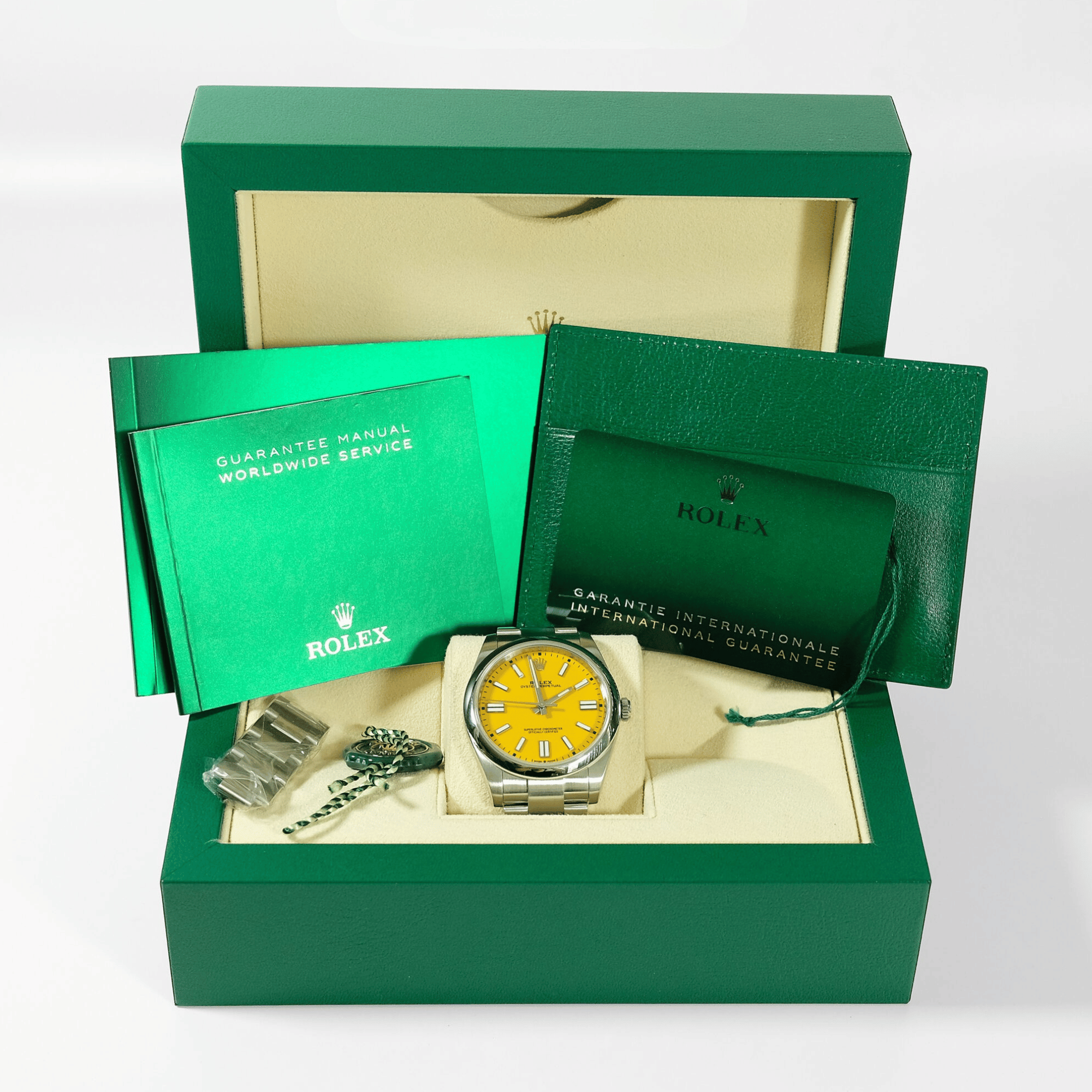 Oyster Perpetual Steel Yellow Dial 41mm Product Image 10