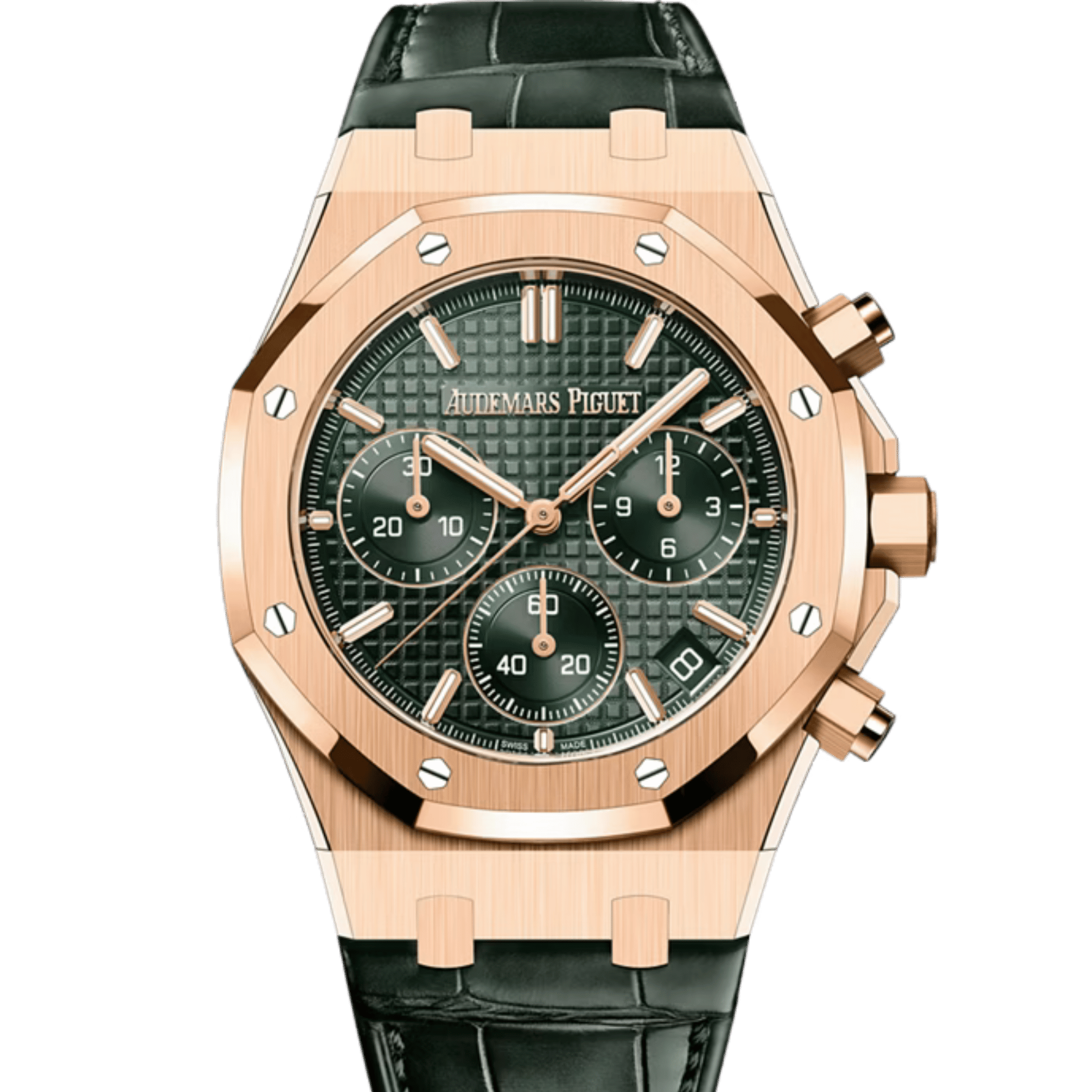 Royal Oak Chronograph Rose Gold Green Dial 41mm Product Image 1