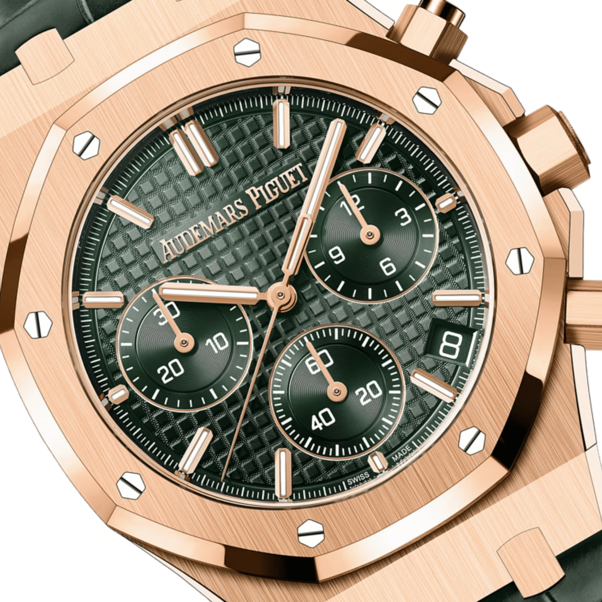 Royal Oak Chronograph Rose Gold Green Dial 41mm Product Image 2