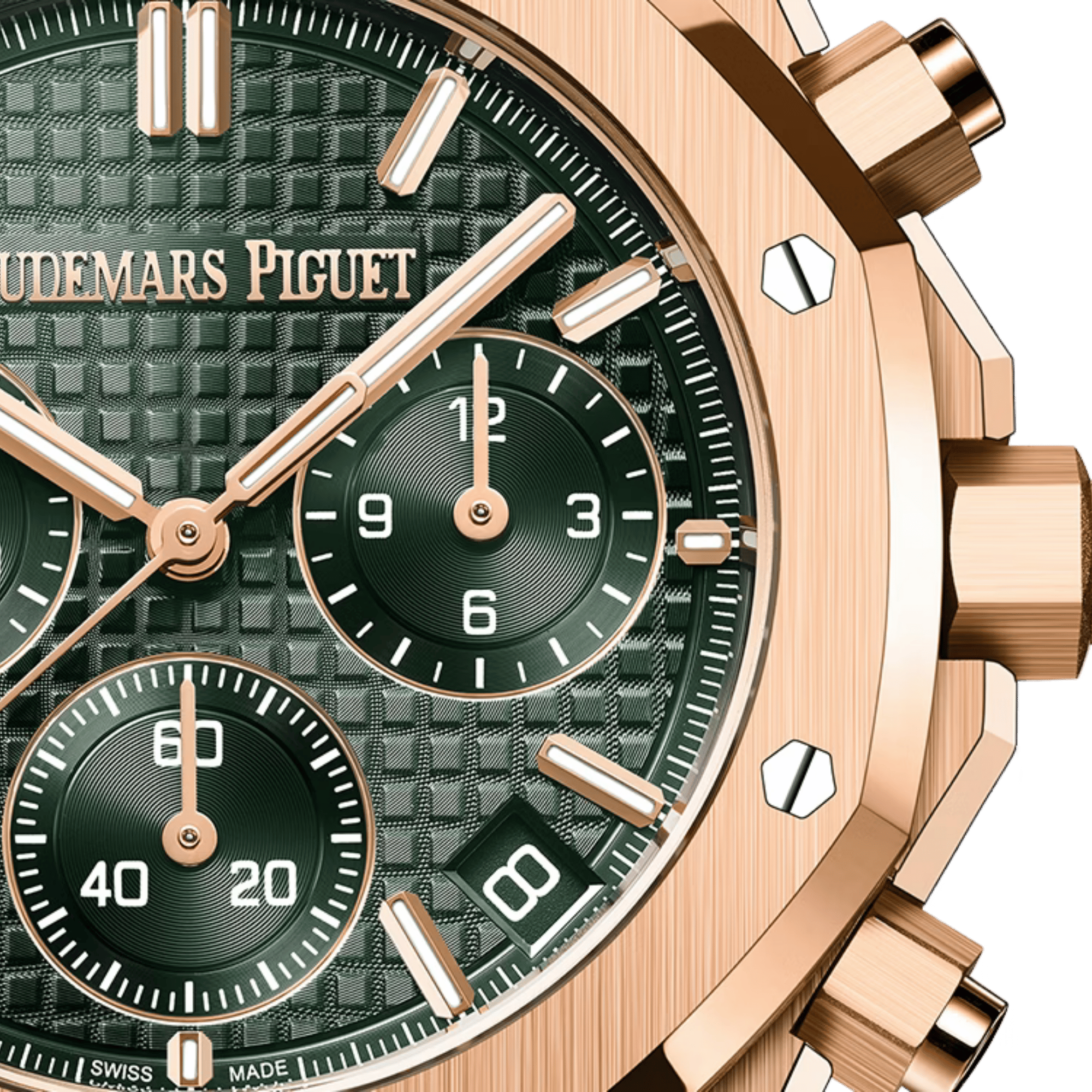 Royal Oak Chronograph Rose Gold Green Dial 41mm Product Image 3