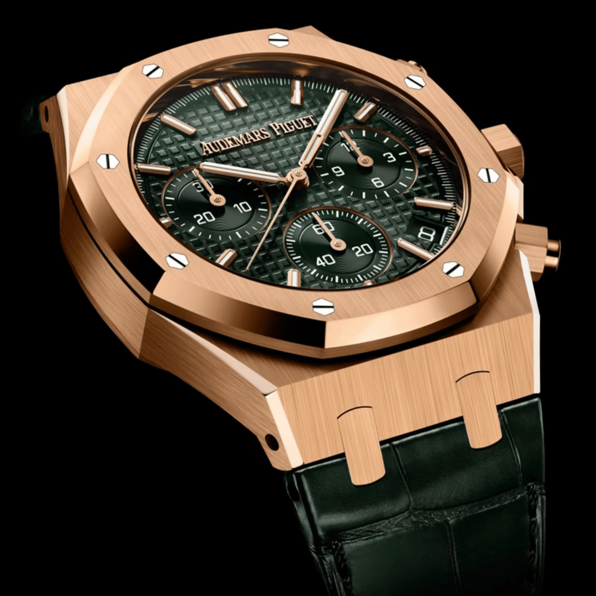 Royal Oak Chronograph Rose Gold Green Dial 41mm Product Image 5