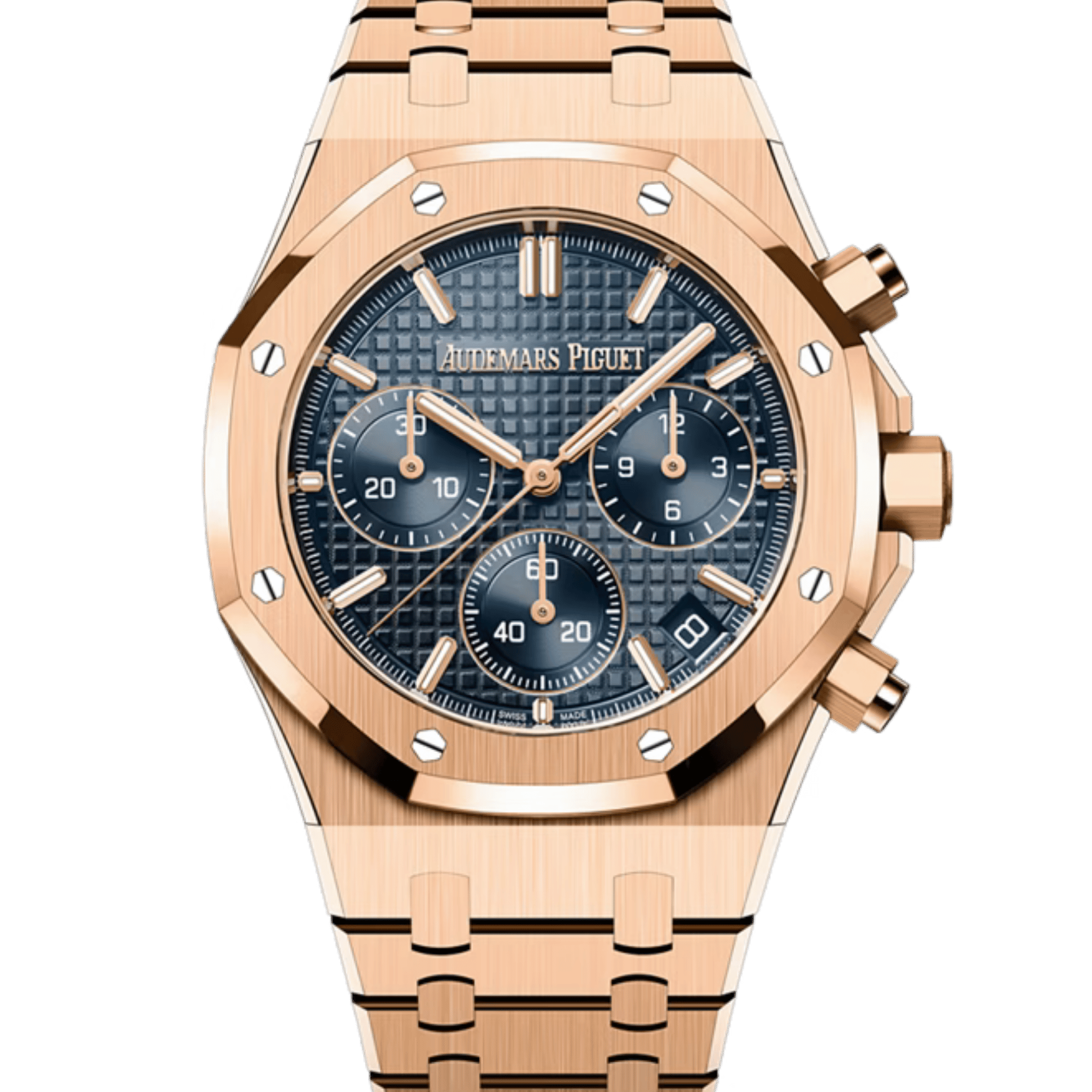 Royal Oak Chronograph Rose Gold Blue Dial 41mm Product Image 1