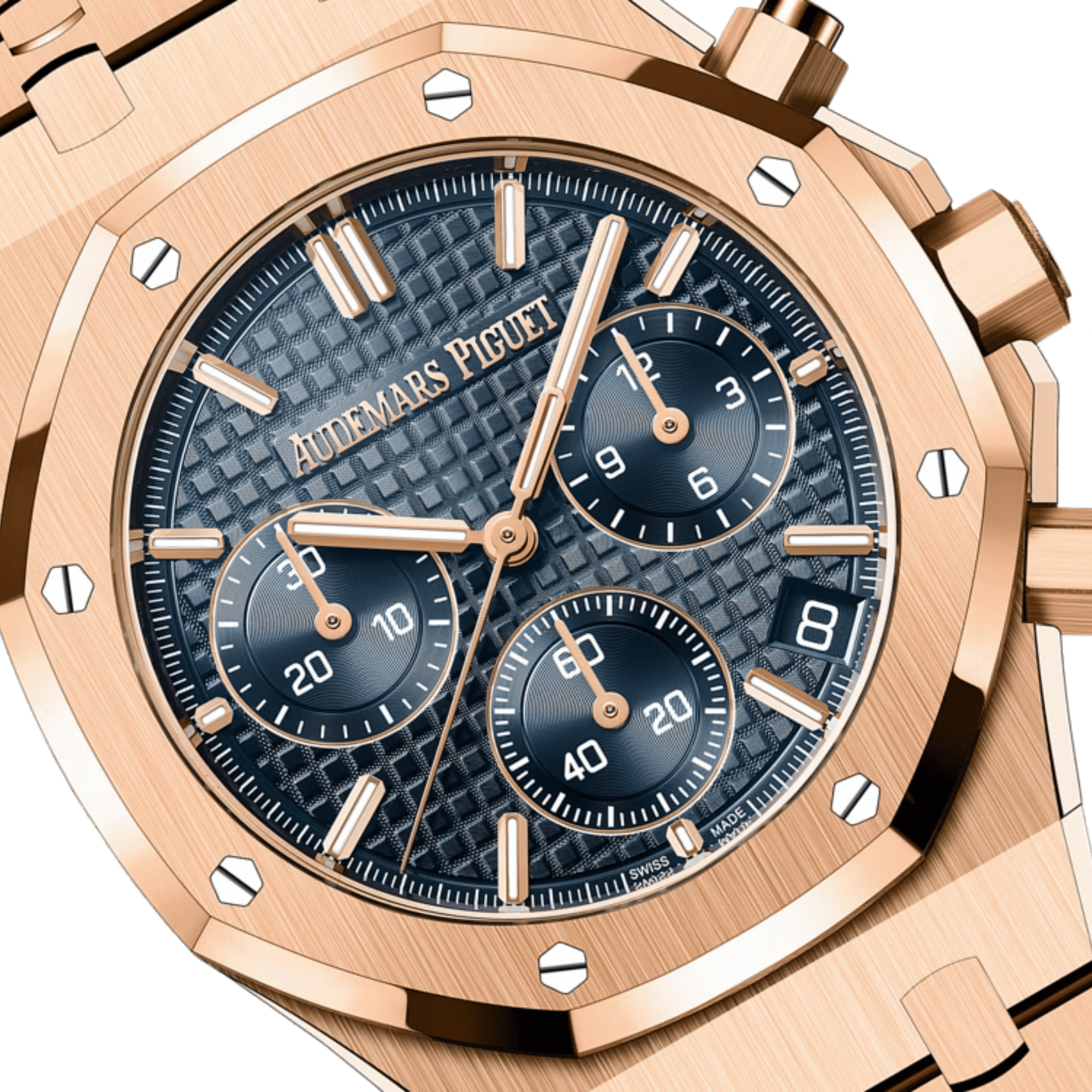 Royal Oak Chronograph Rose Gold Blue Dial 41mm Product Image 2