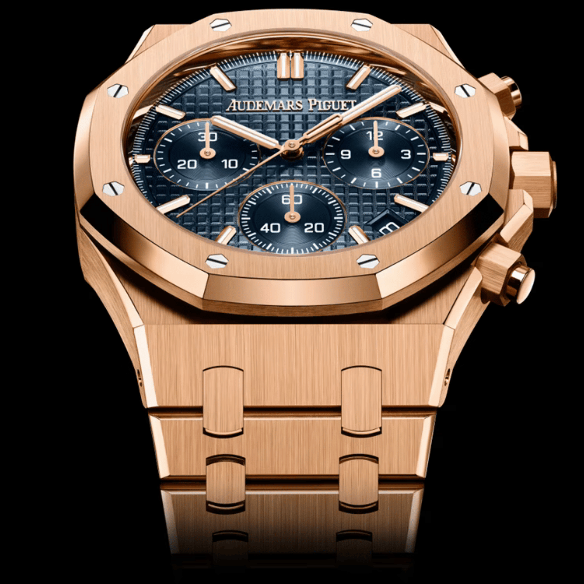 Royal Oak Chronograph Rose Gold Blue Dial 41mm Product Image 5