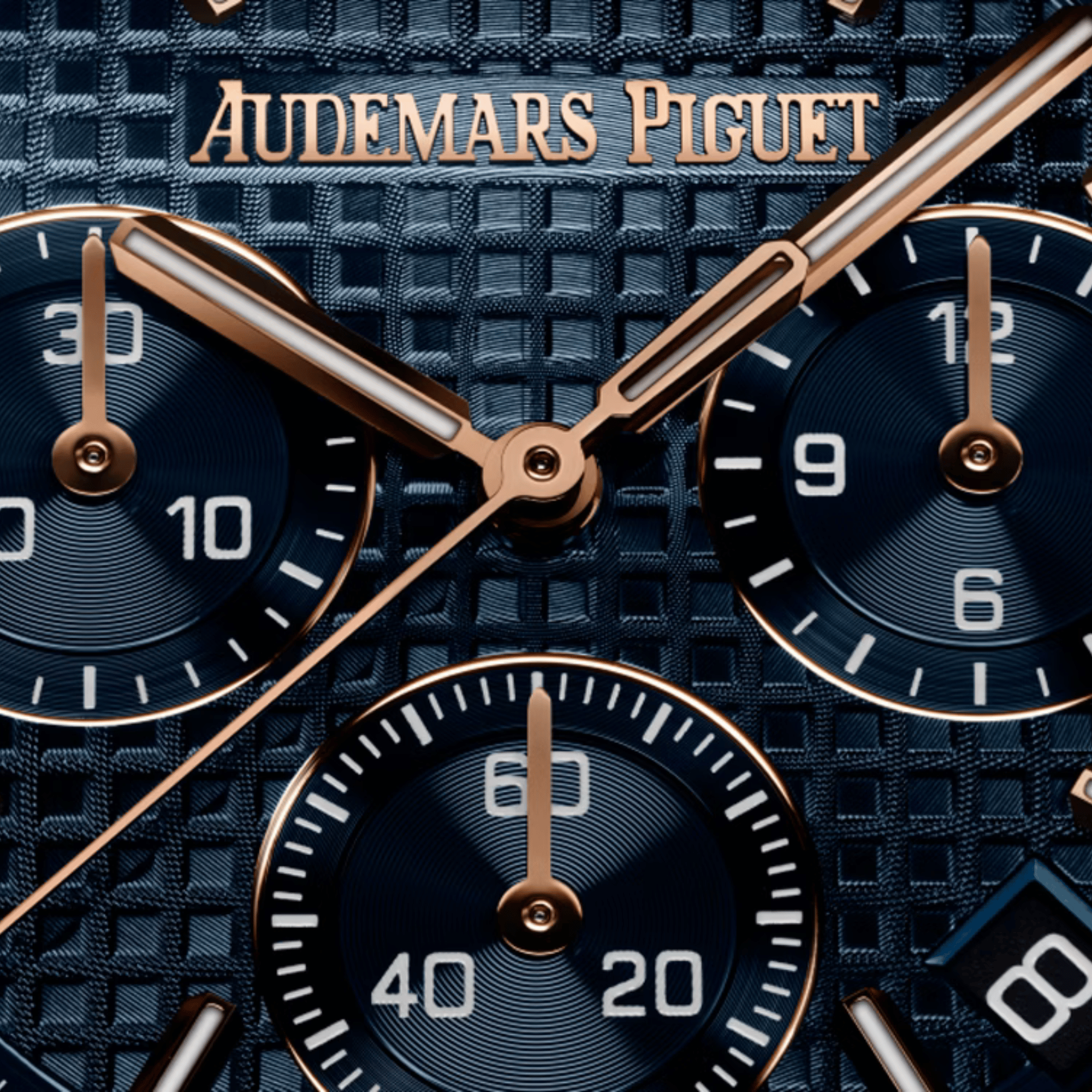 Royal Oak Chronograph Rose Gold Blue Dial 41mm Product Image 6