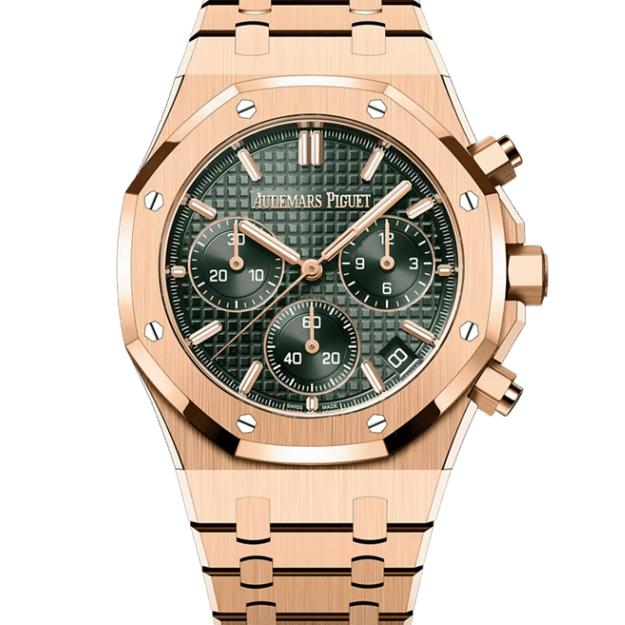 Royal Oak Chronograph Rose Gold Green Dial 41mm Product Image 1