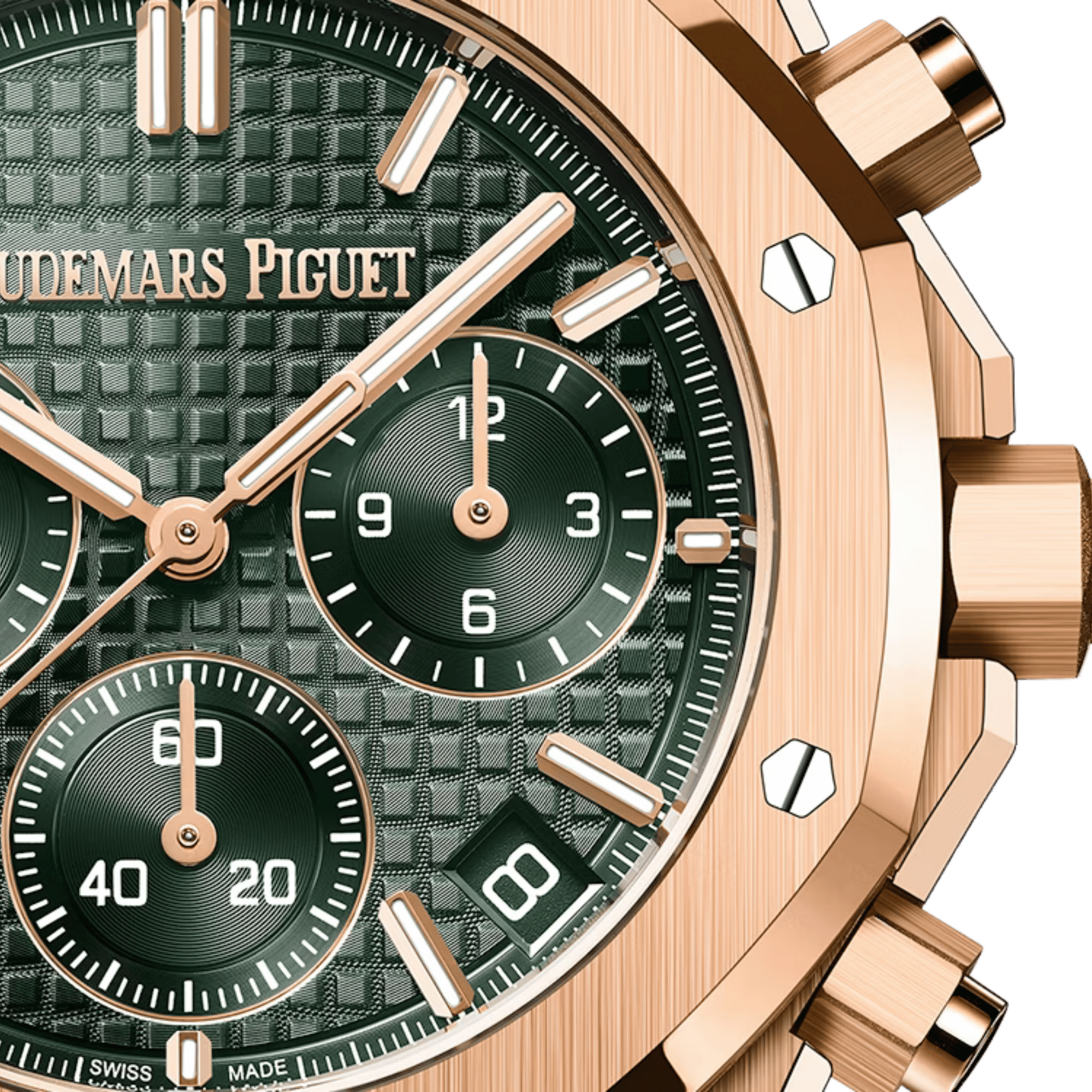 Royal Oak Chronograph Rose Gold Green Dial 41mm Product Image 3