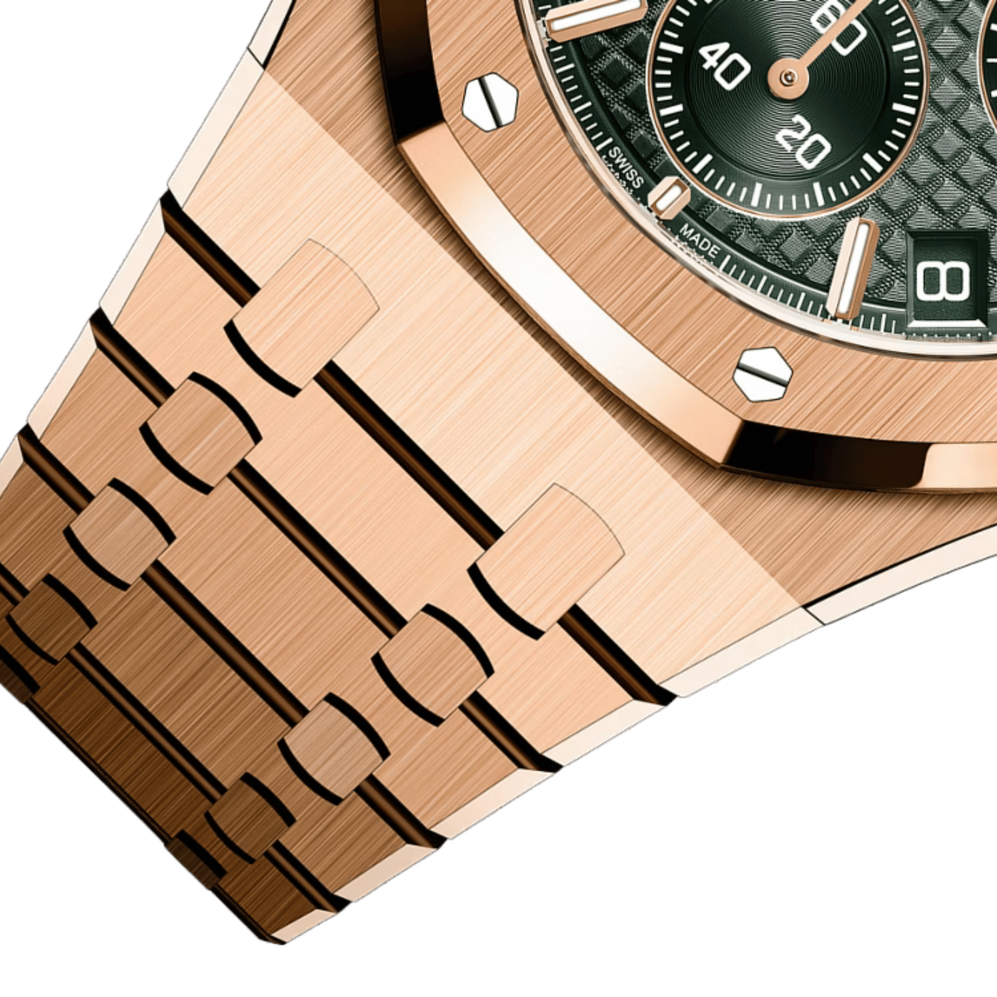 Royal Oak Chronograph Rose Gold Green Dial 41mm Product Image 4