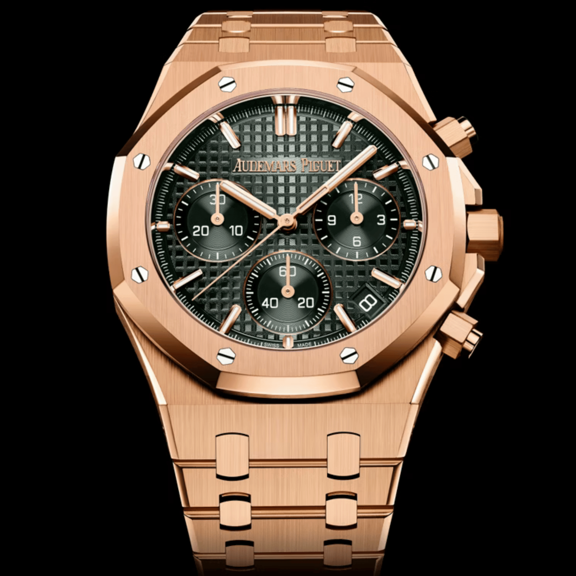 Royal Oak Chronograph Rose Gold Green Dial 41mm Product Image 5