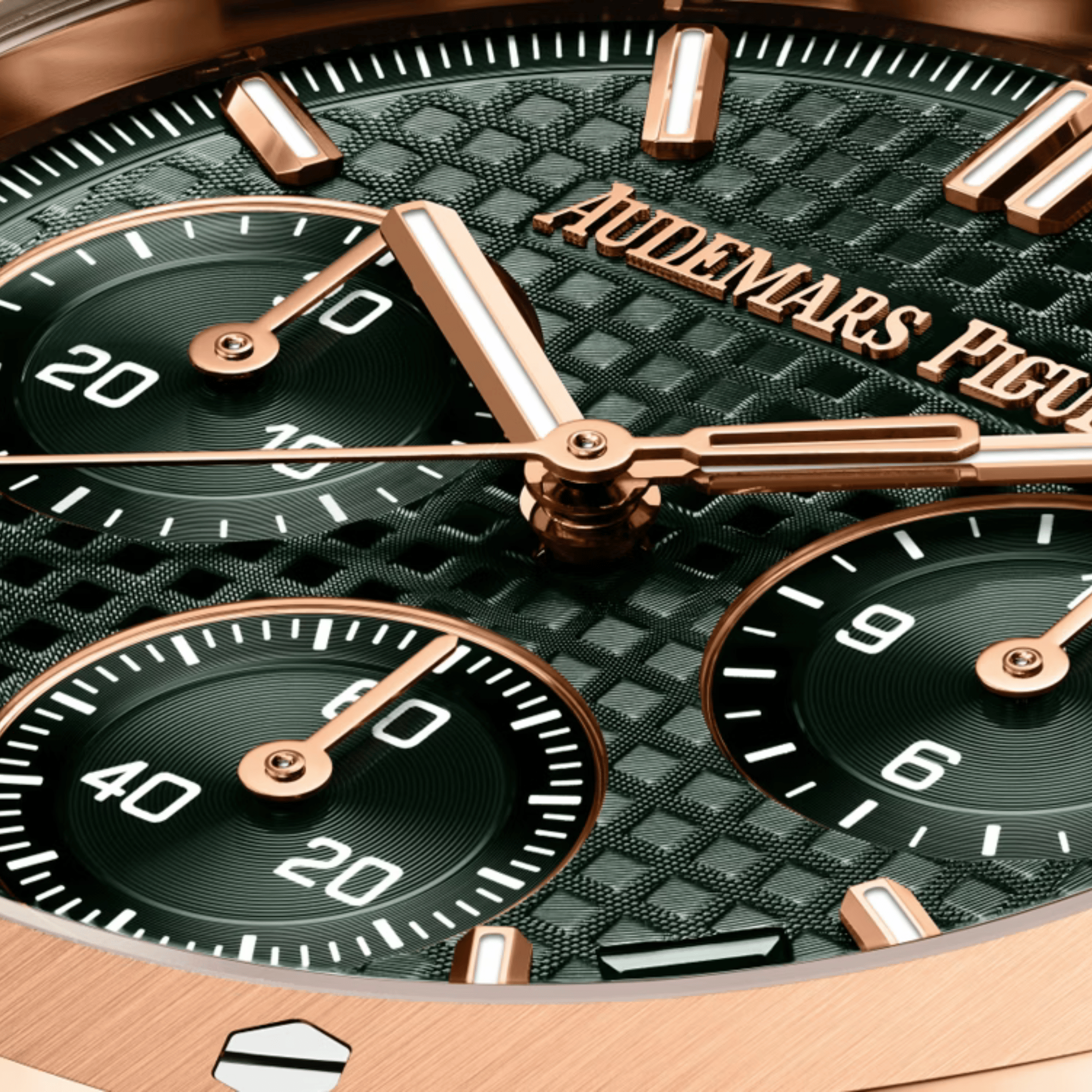 Royal Oak Chronograph Rose Gold Green Dial 41mm Product Image 6