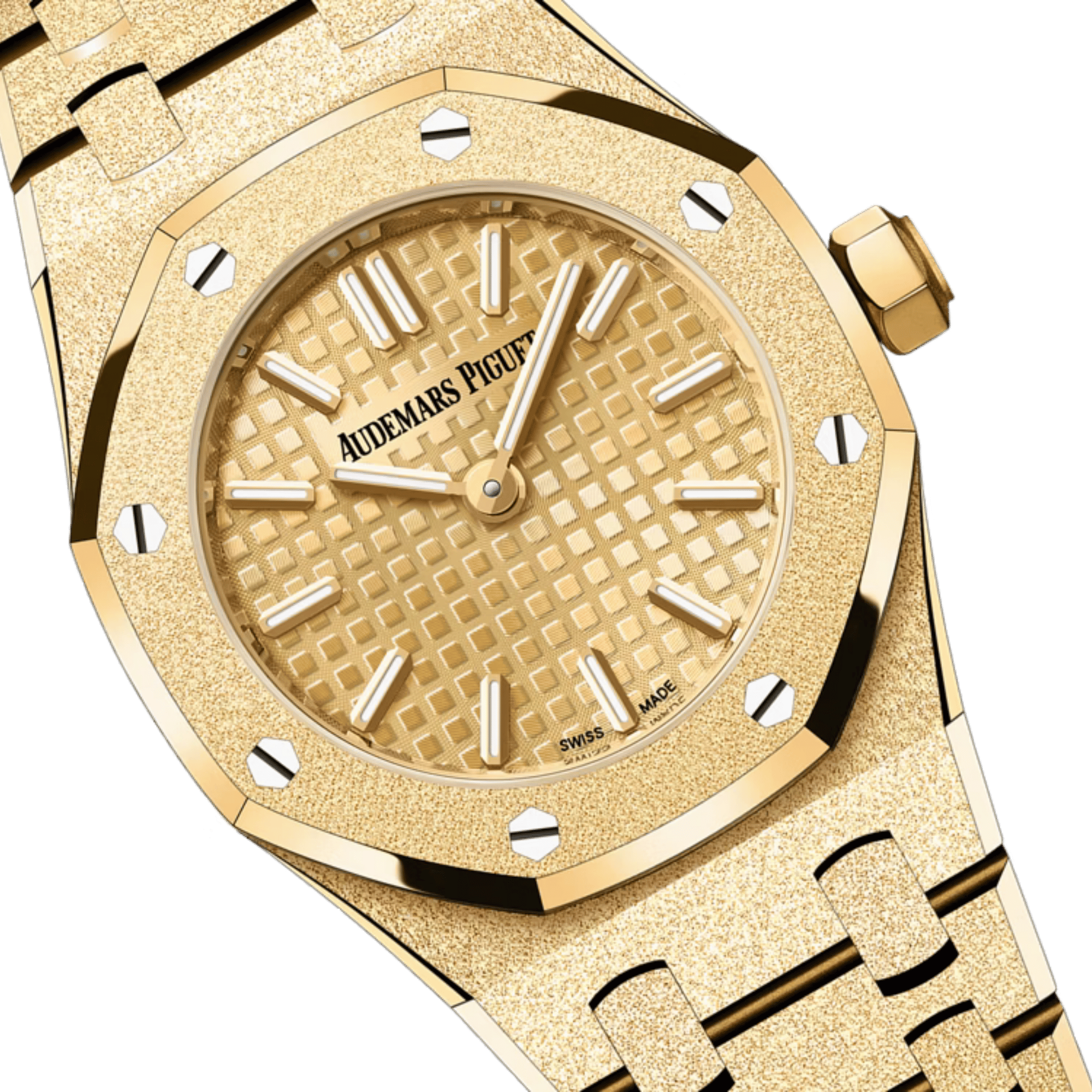 Royal Oak Mini Quartz Frosted Yellow Gold Champagne Dial 23mm Product Image 2