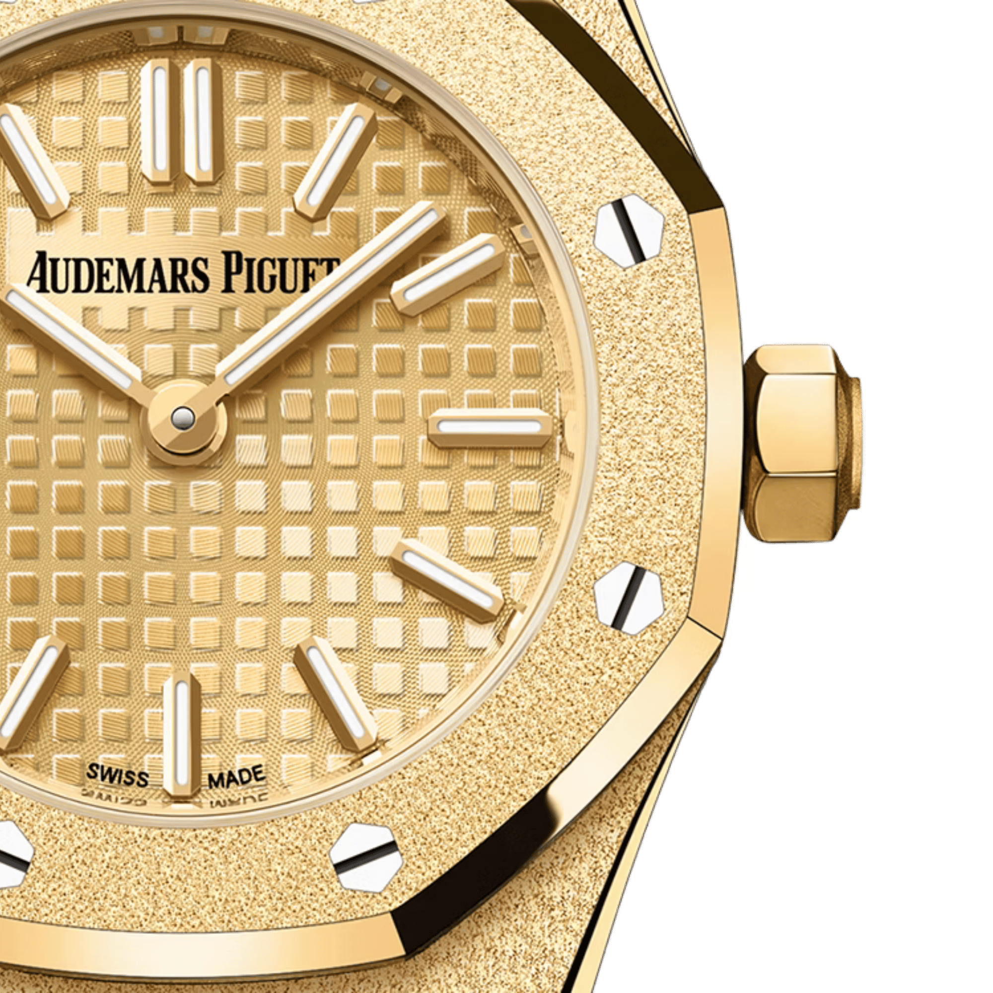 Royal Oak Mini Quartz Frosted Yellow Gold Champagne Dial 23mm Product Image 3