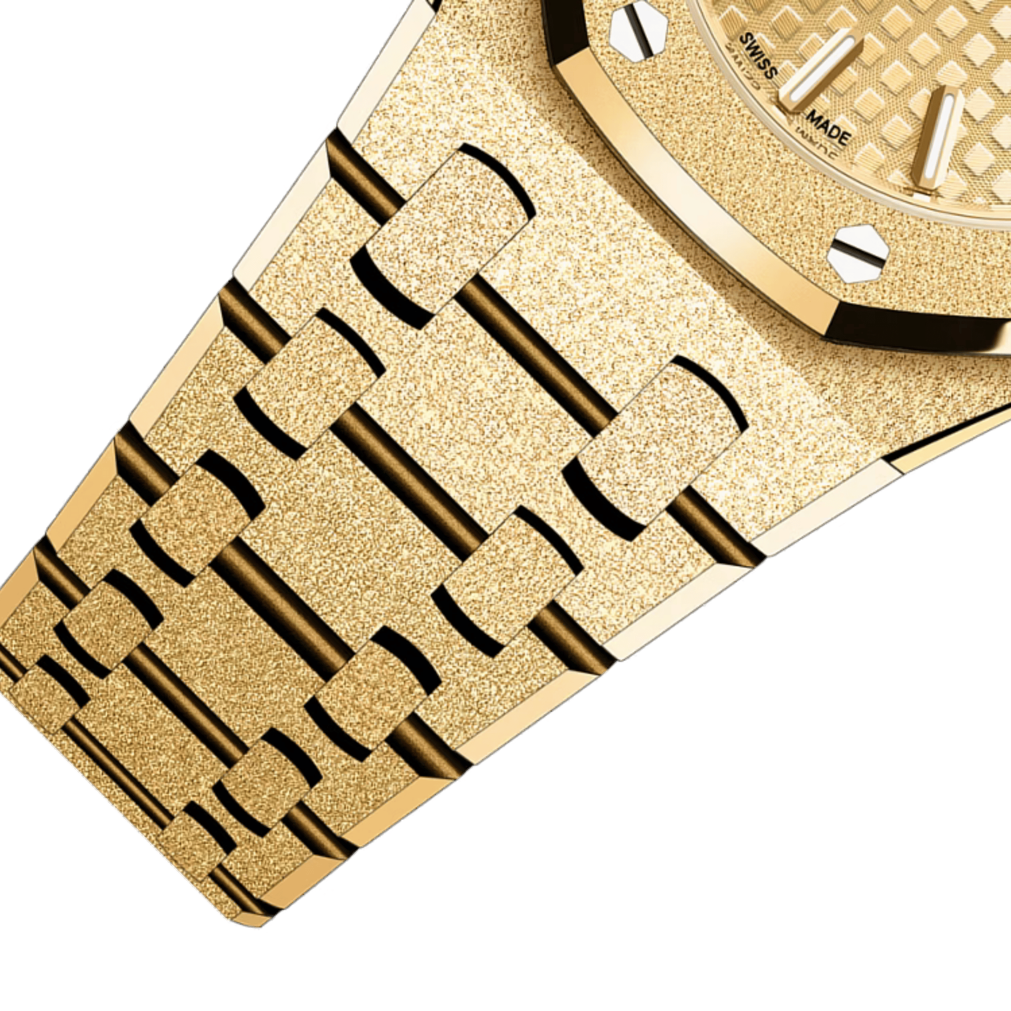 Royal Oak Mini Quartz Frosted Yellow Gold Champagne Dial 23mm Product Image 4
