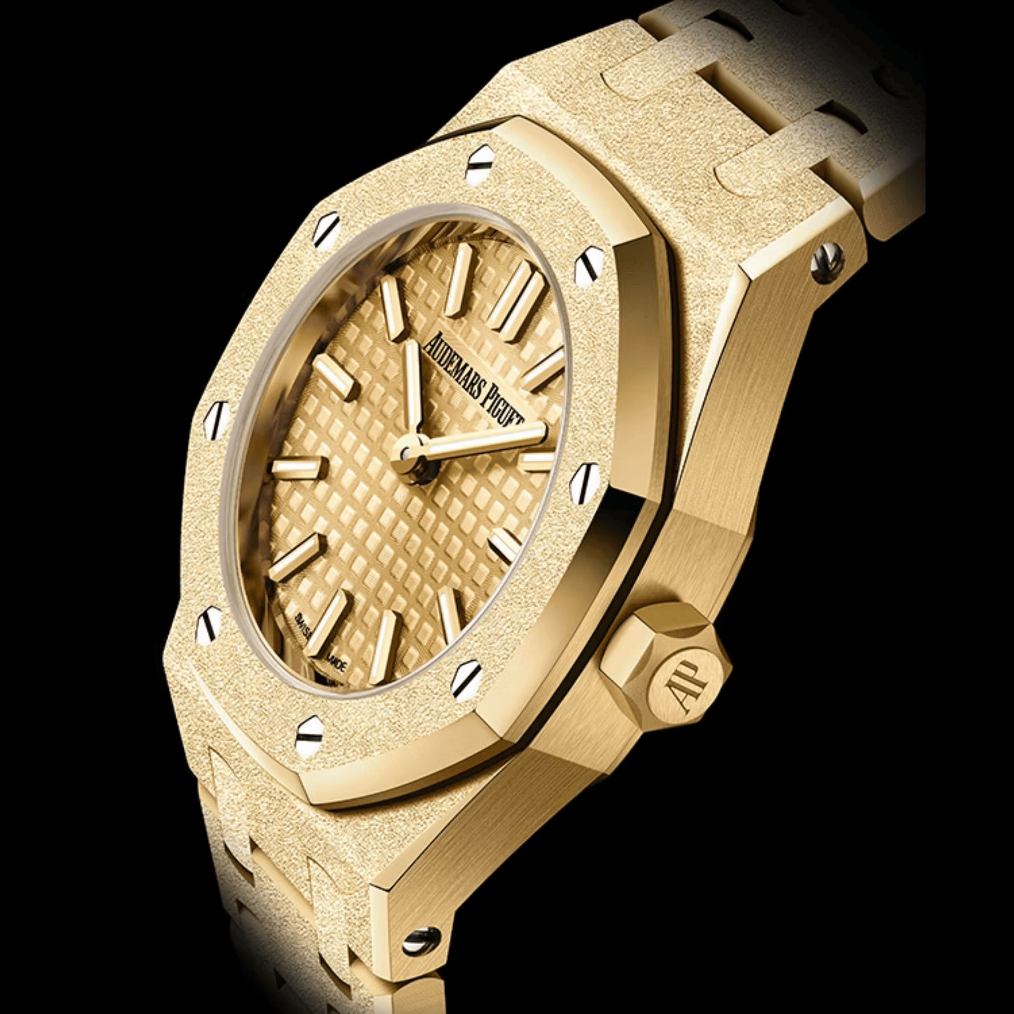 Royal Oak Mini Quartz Frosted Yellow Gold Champagne Dial 23mm Product Image 7