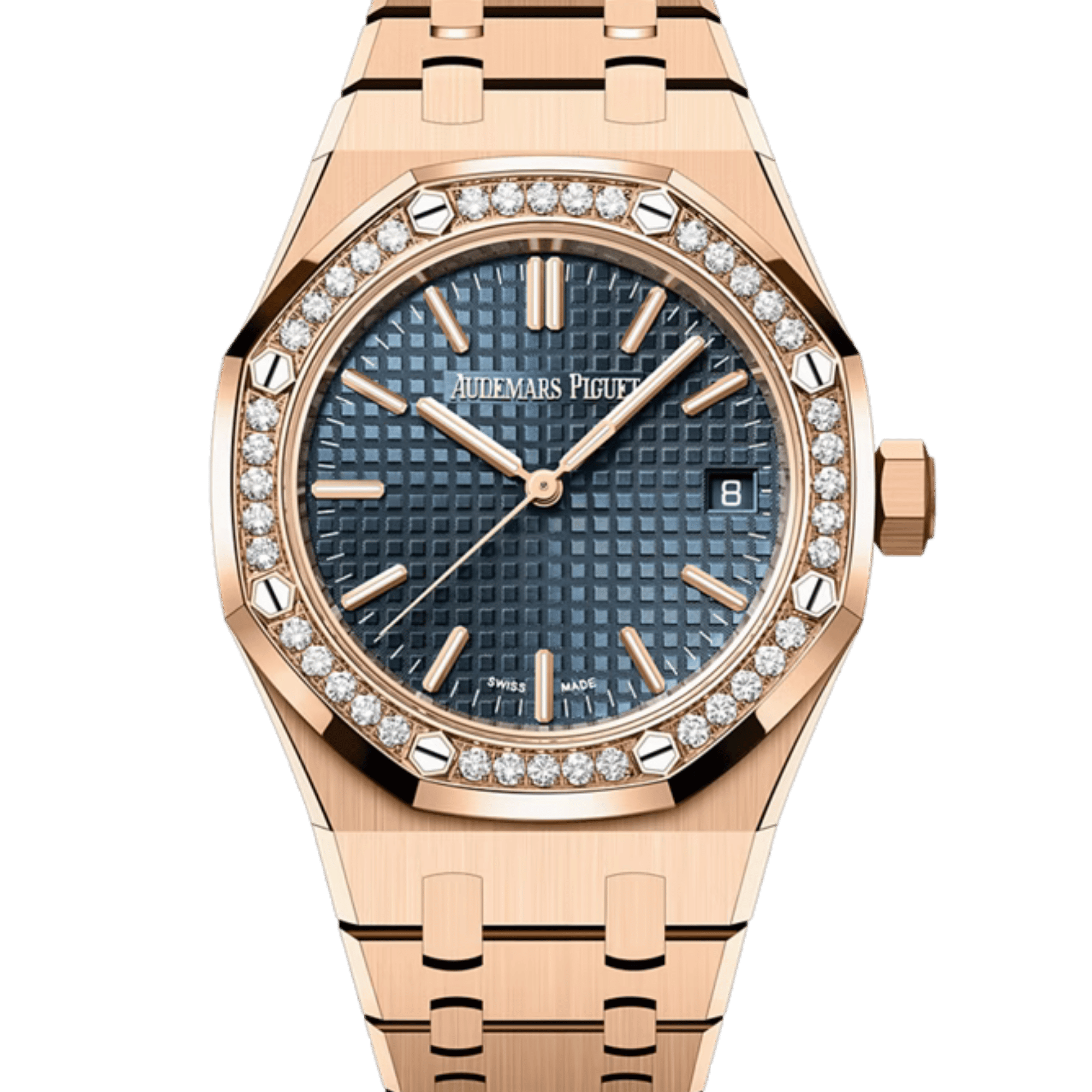 Royal Oak Selfwinding "50th Anniversary" Rose Gold Diamond Blue Dial 37mm Product Image 1